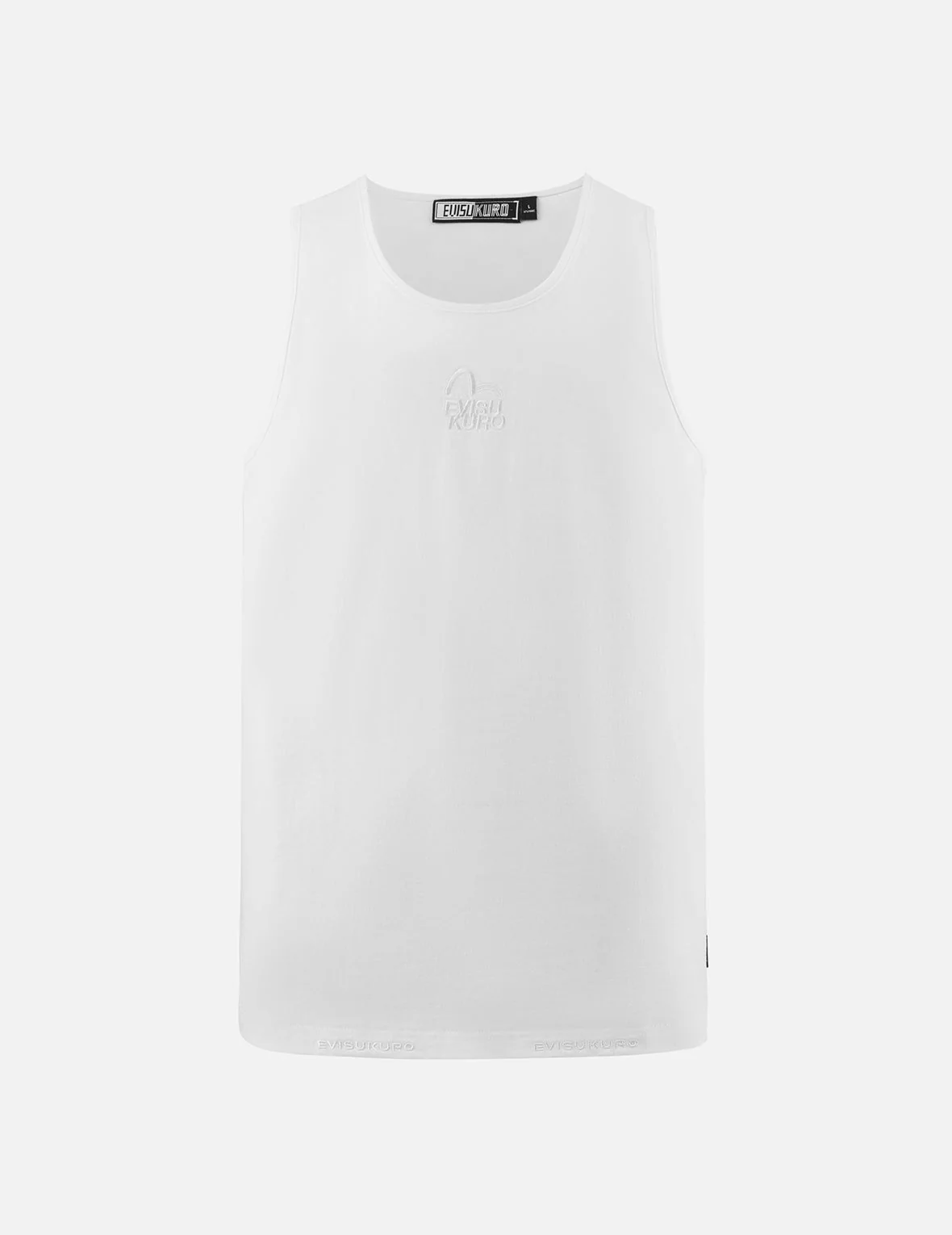 Logo and Seagull Embroidery Relax Fit Tank Top - Image 2