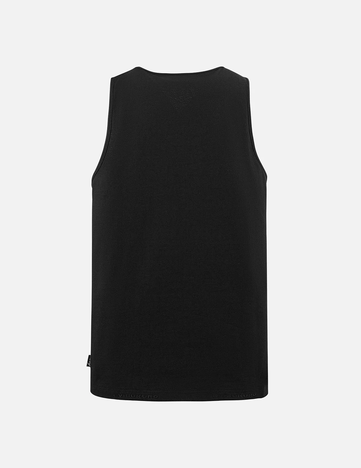 Logo and Seagull Embroidery Relax Fit Tank Top - Image 3