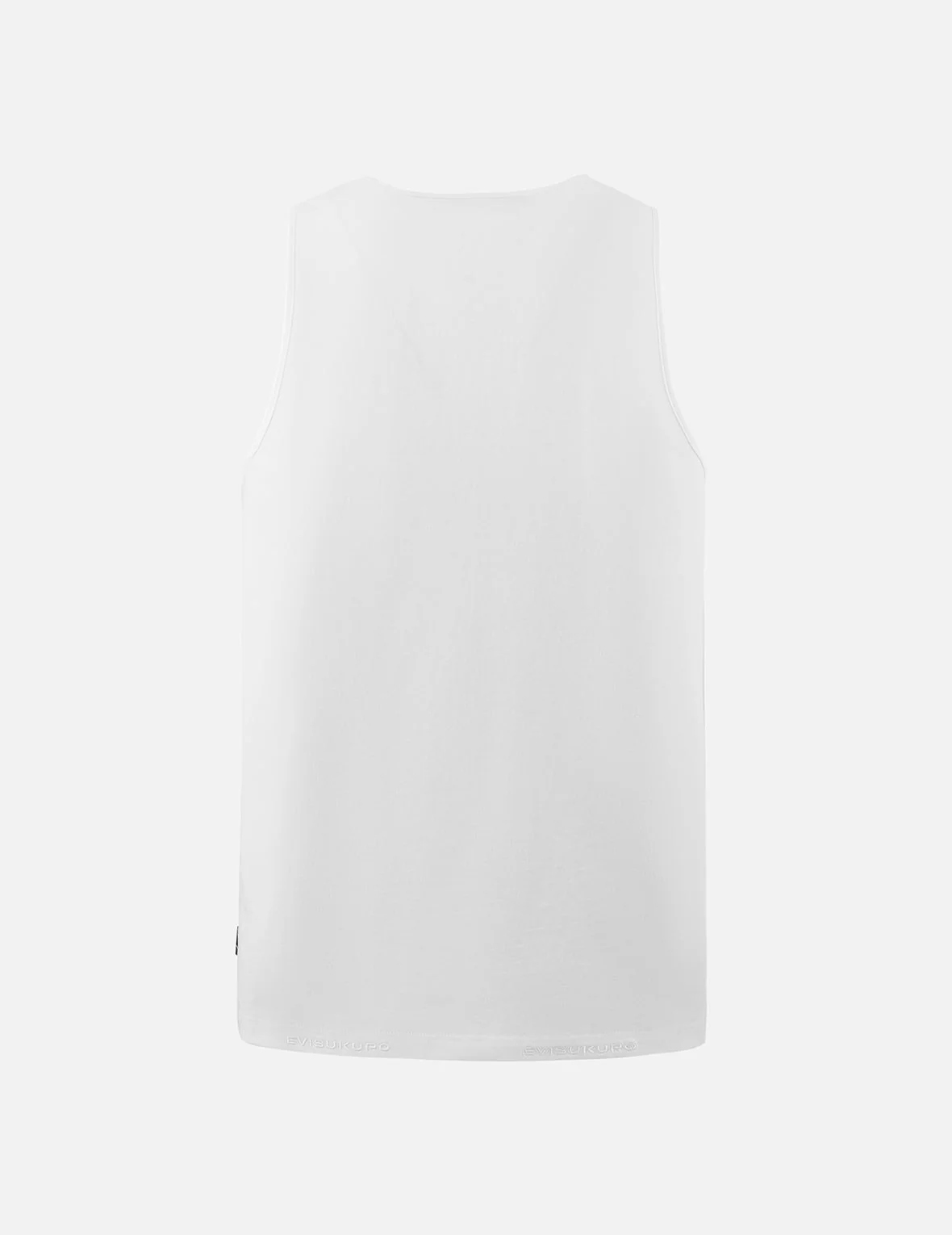 Logo and Seagull Embroidery Relax Fit Tank Top - Image 4