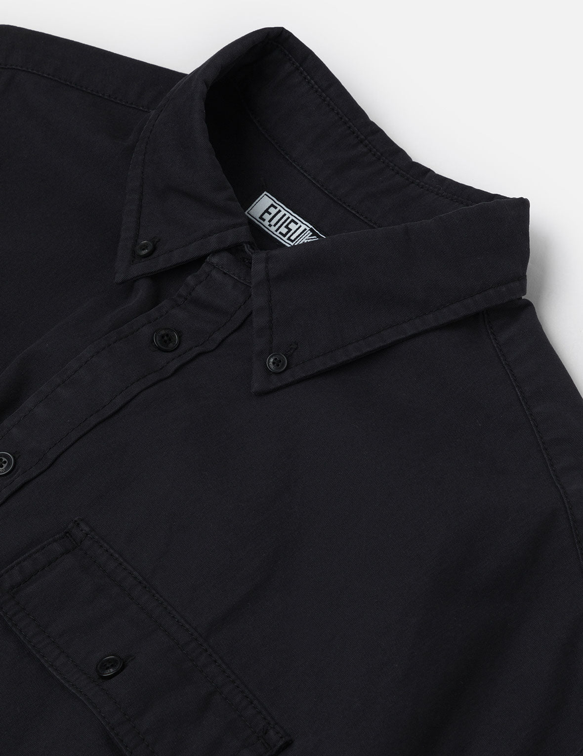Logo and Seagull Embroidery with Detachable Sleeves Loose Fit Shirt Jacket - Image 11