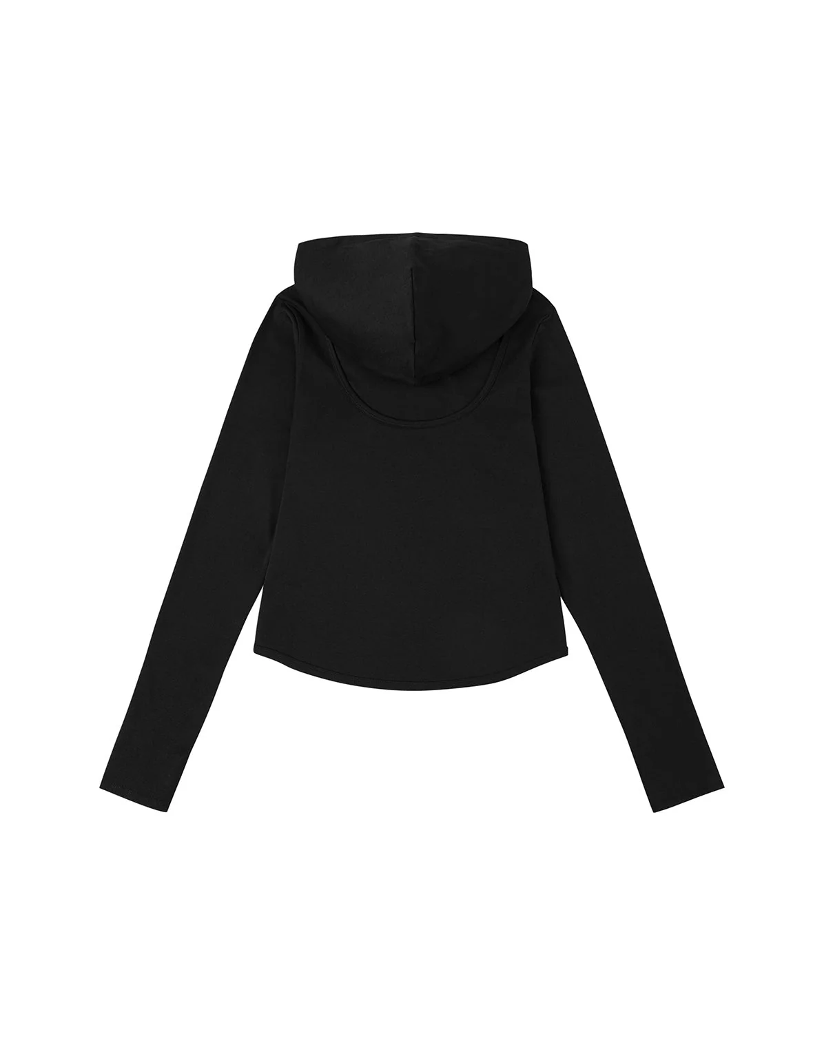 Logo and Seagull Ishigaki Camouflage Print Regular Fit Hooded 2-in-1 Long-sleeve Top - Image 2