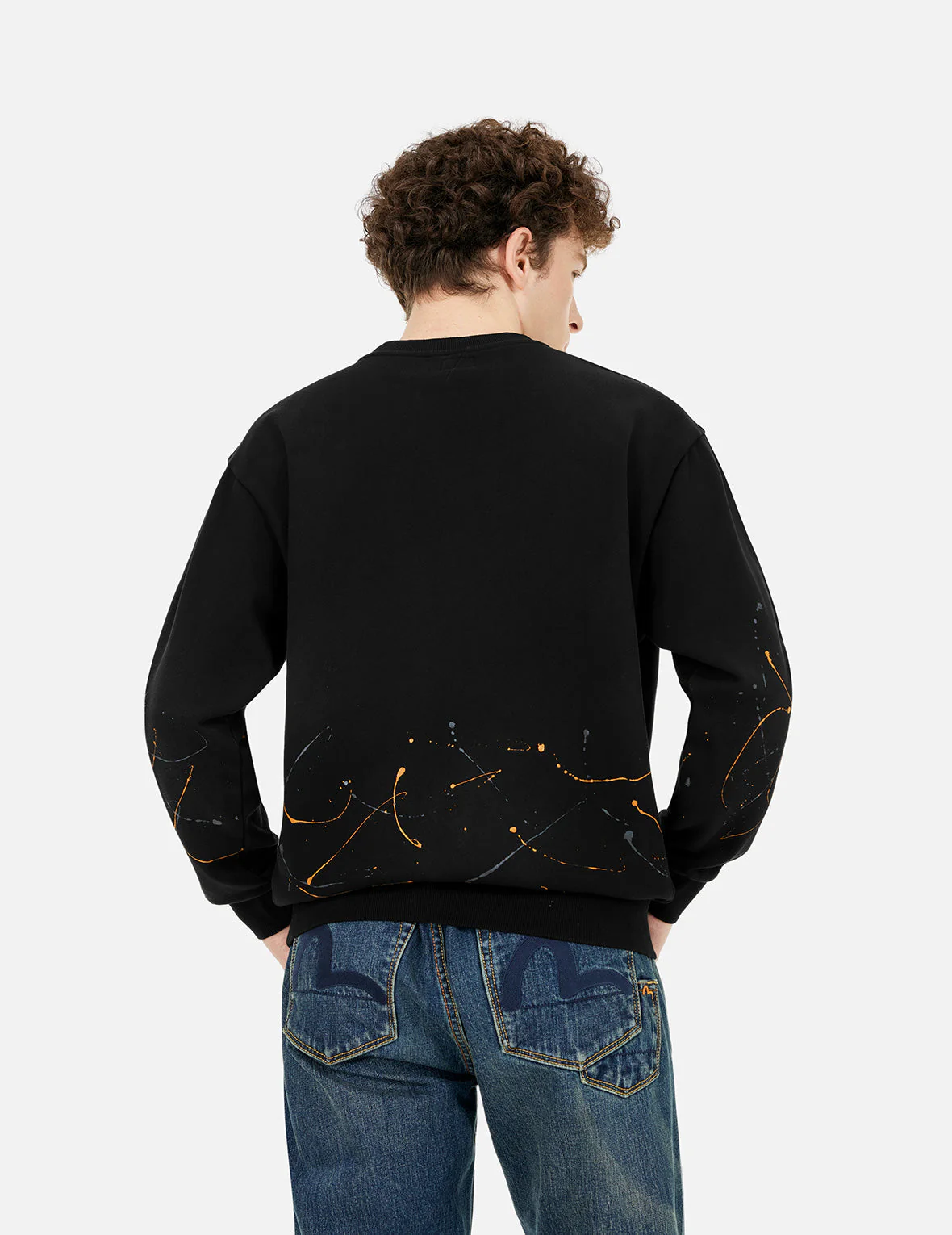 Logo and Seagull Print Relax Fit Sweatshirts - Image 10