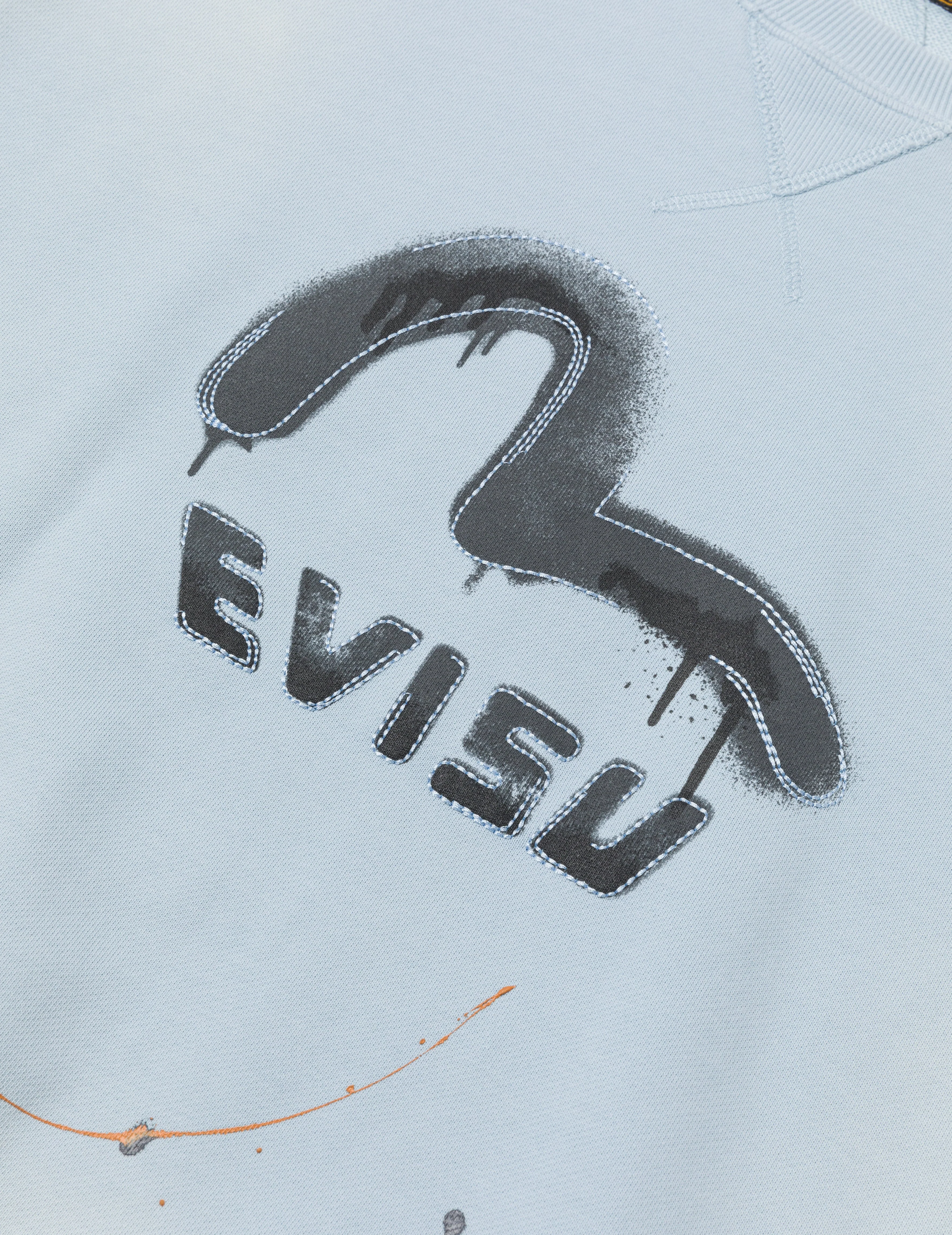 Logo and Seagull Print Relax Fit Sweatshirts - Image 12