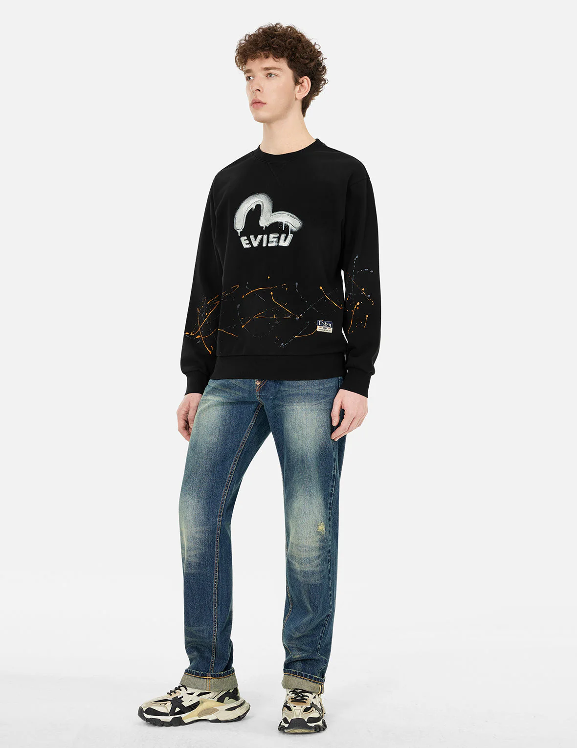 Logo and Seagull Print Relax Fit Sweatshirts - Image 5