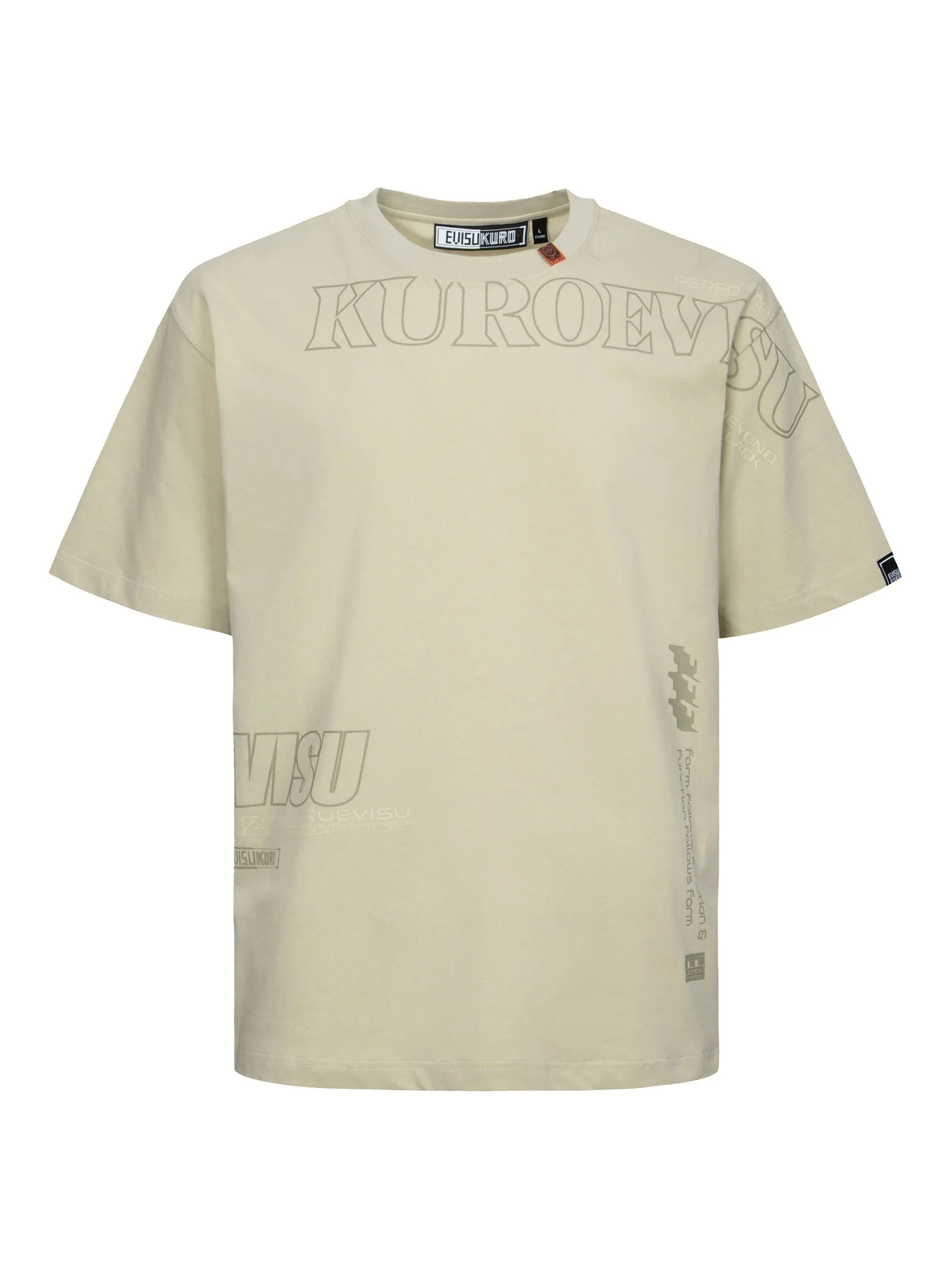 Logo and Slogan Print Fashion Fit T-Shirt - Image 11