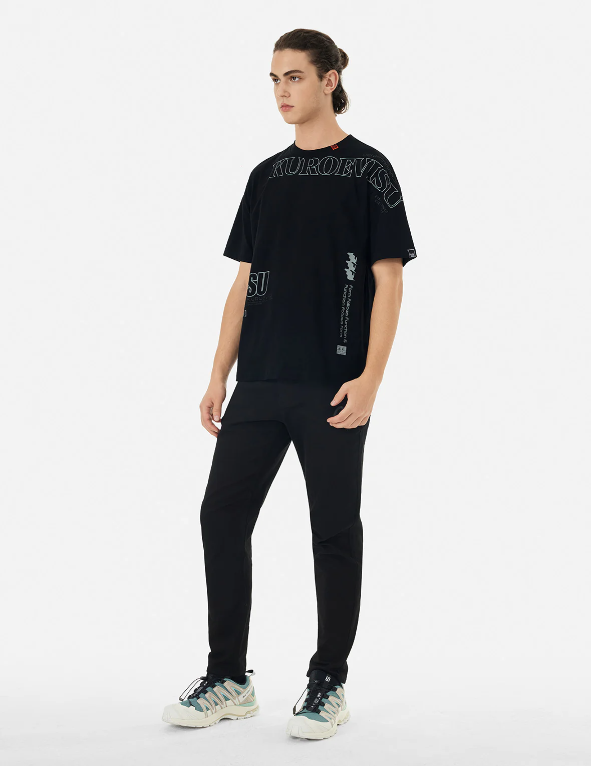 Logo and Slogan Print Fashion Fit T-Shirt - Image 14