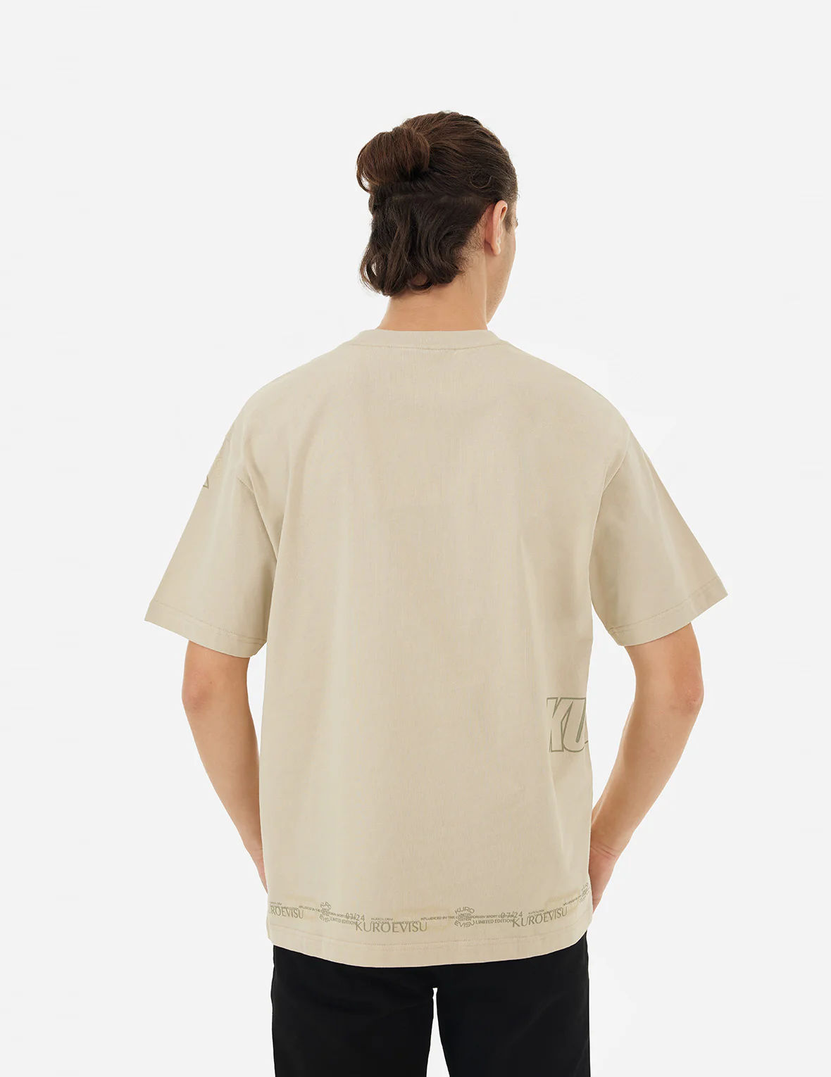 Logo and Slogan Print Fashion Fit T-Shirt - Image 6