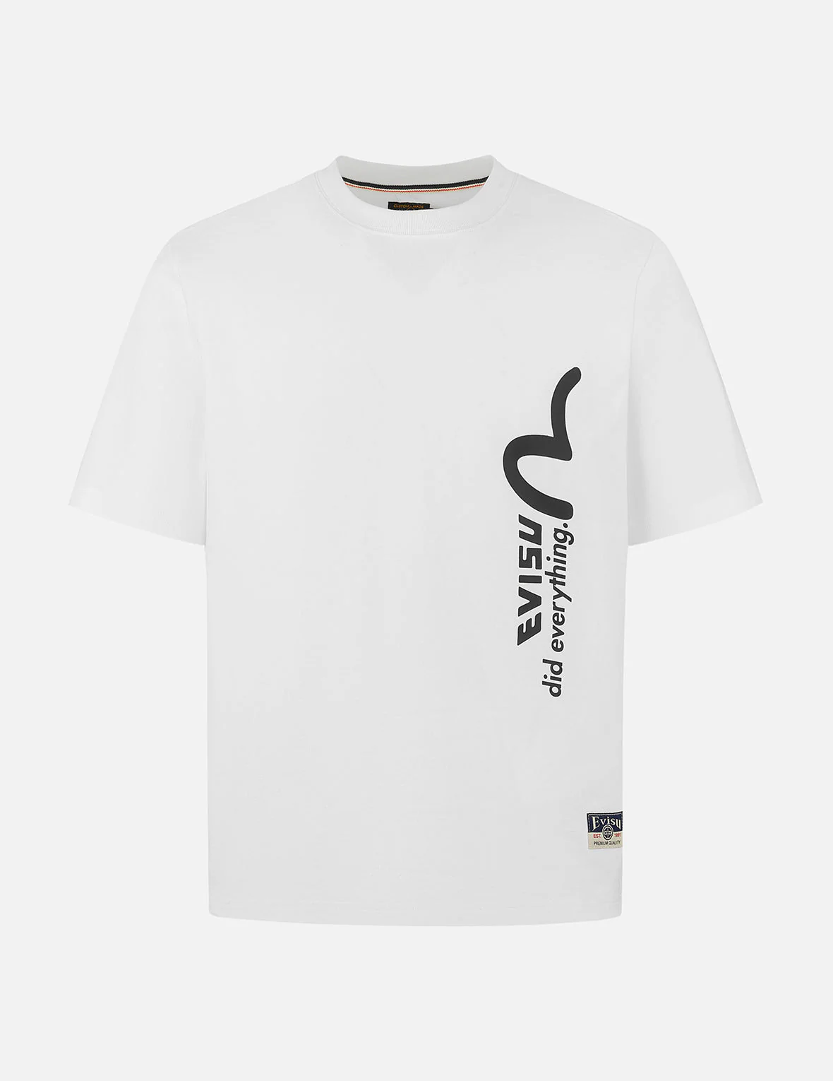 Logo and Slogan Print Regular Fit T-shirt - Image 3