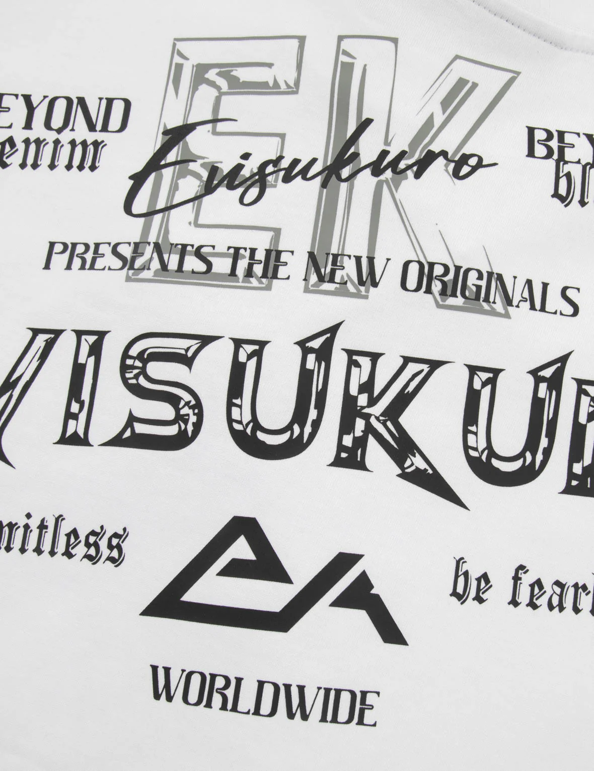 Logo and Slogan Prints Loose Fit T-shirt - Image 26
