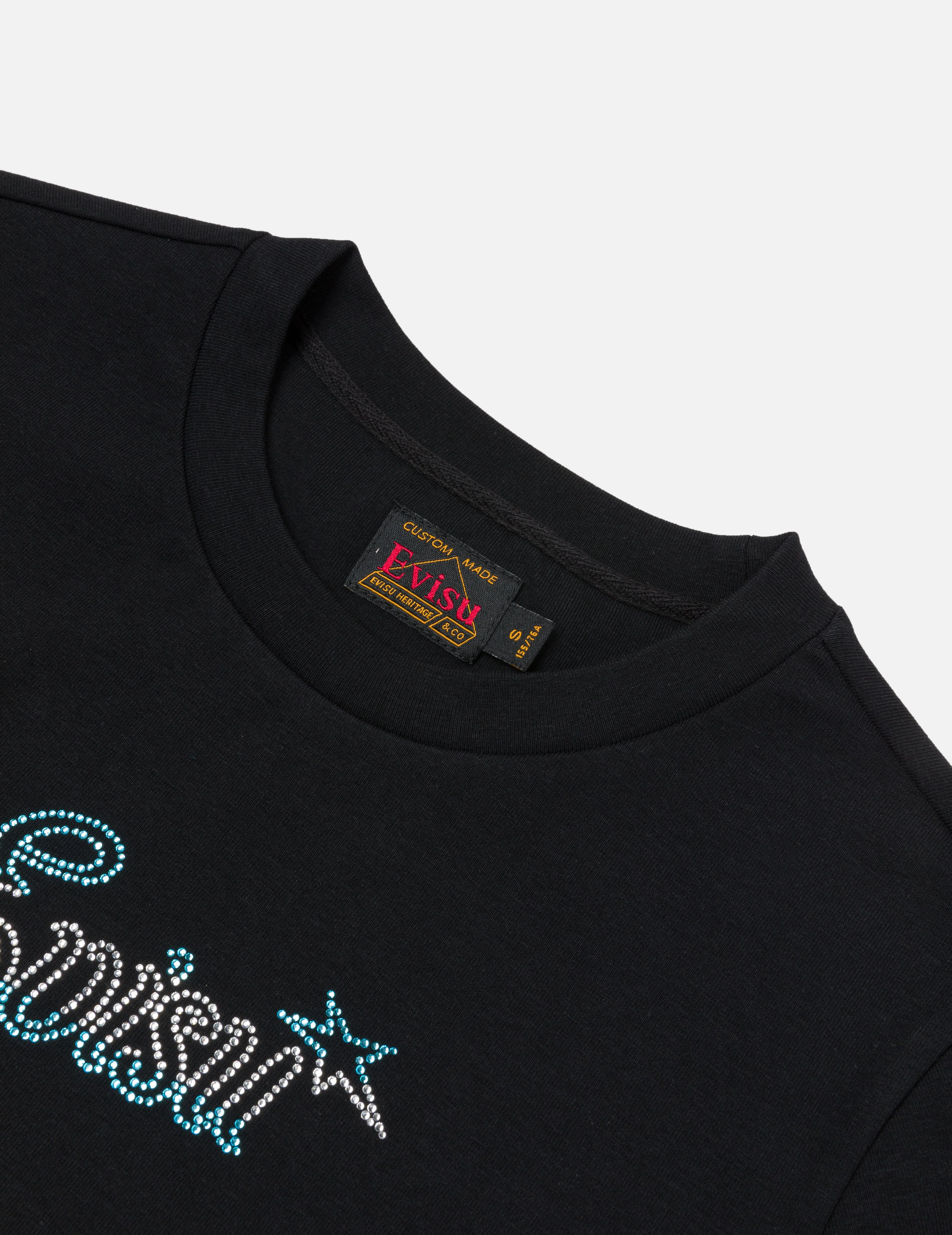 Logo and Starfish Rhinestone Slim Fit T-Shirt - Image 6