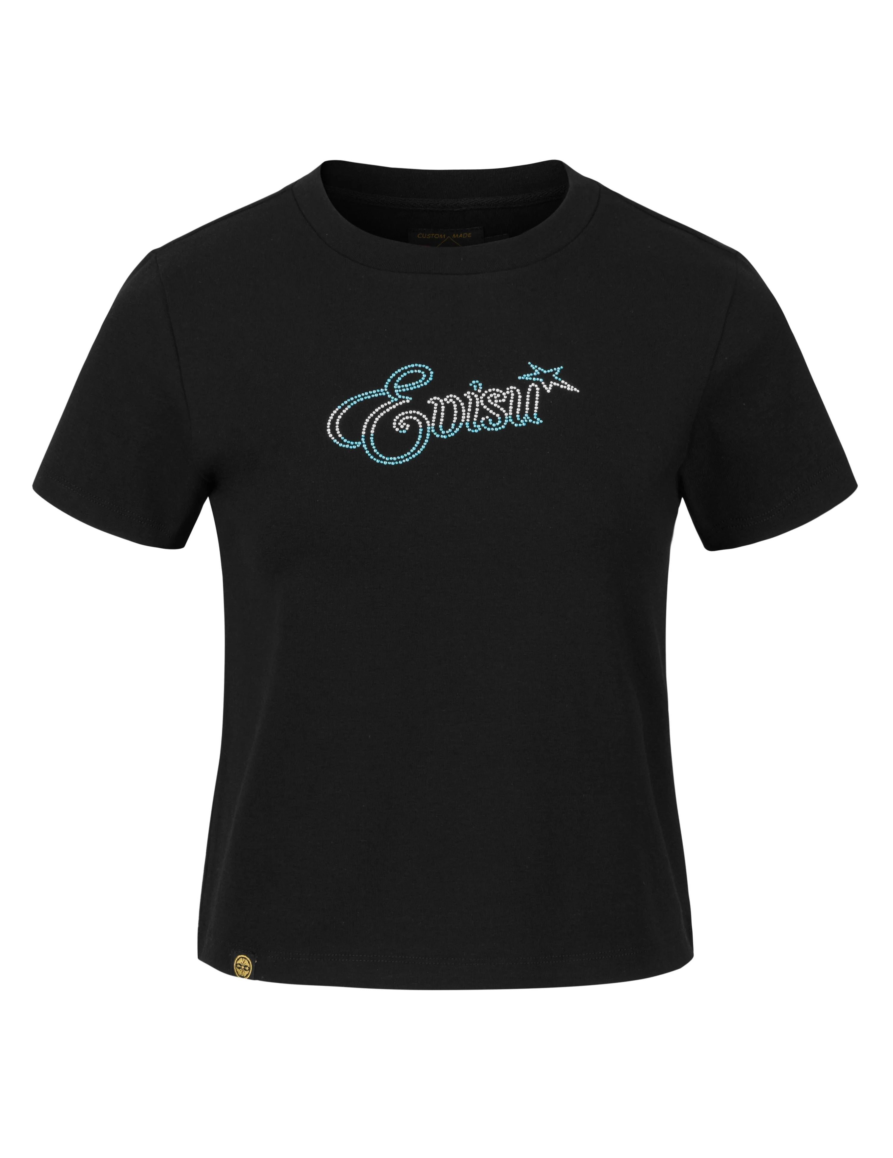 Logo and Starfish Rhinestone Slim Fit T-Shirt - Image 9