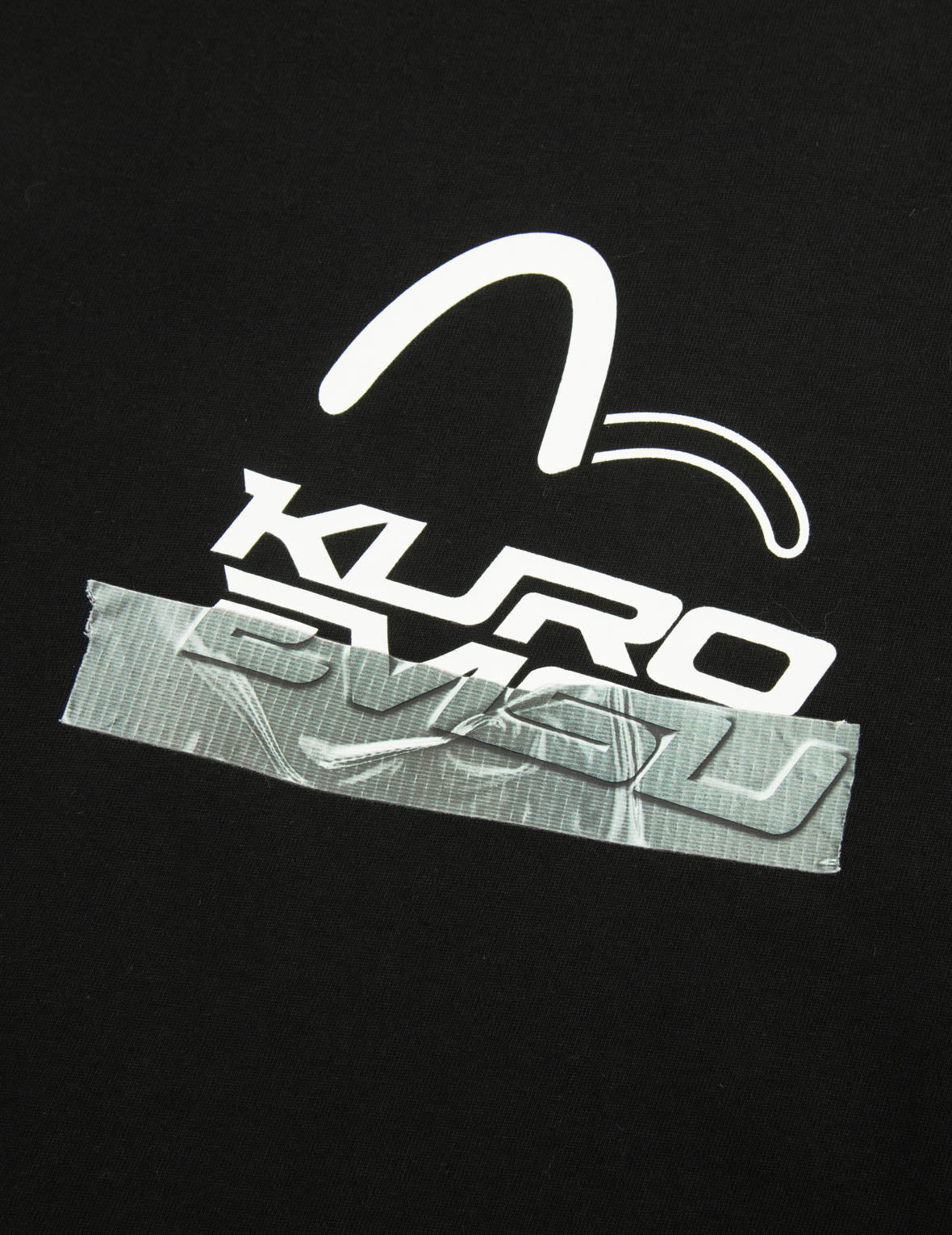 Logo and Tape Print Regular Fit T-shirt - Image 10