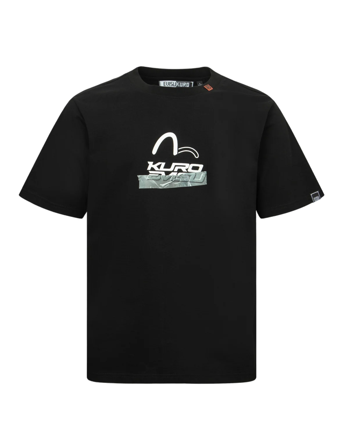 Logo and Tape Print Regular Fit T-shirt - Image 13