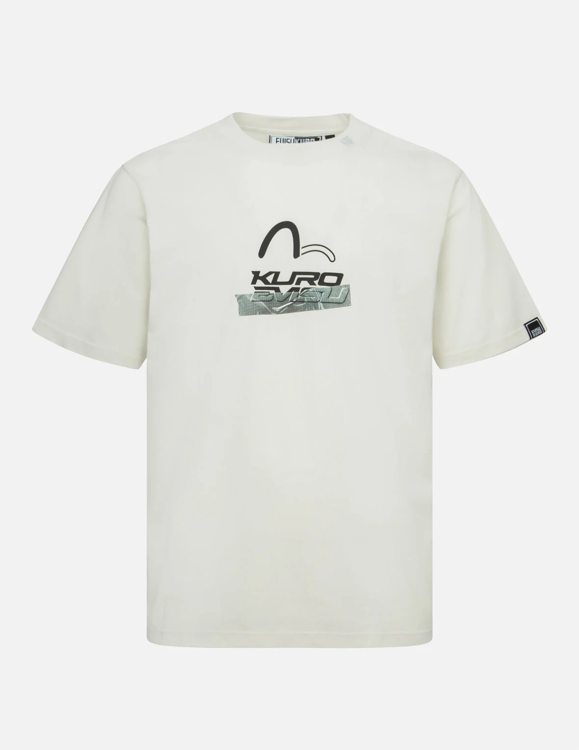 Logo and Tape Print Regular Fit T-shirt - Image 14