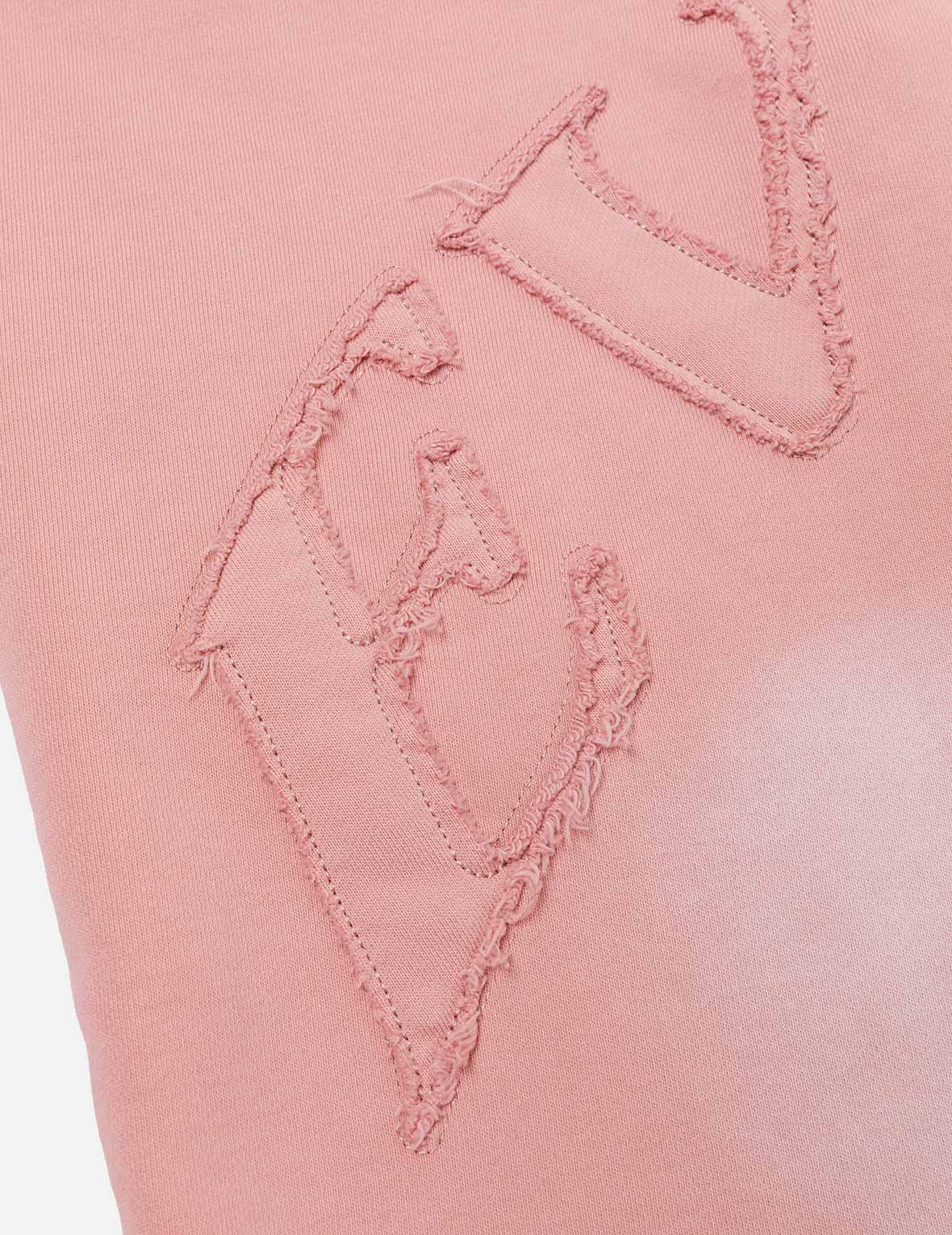 Logo Appliqué Embroidery Heavy Washed Fashion Fit Sweatshorts - Image 10