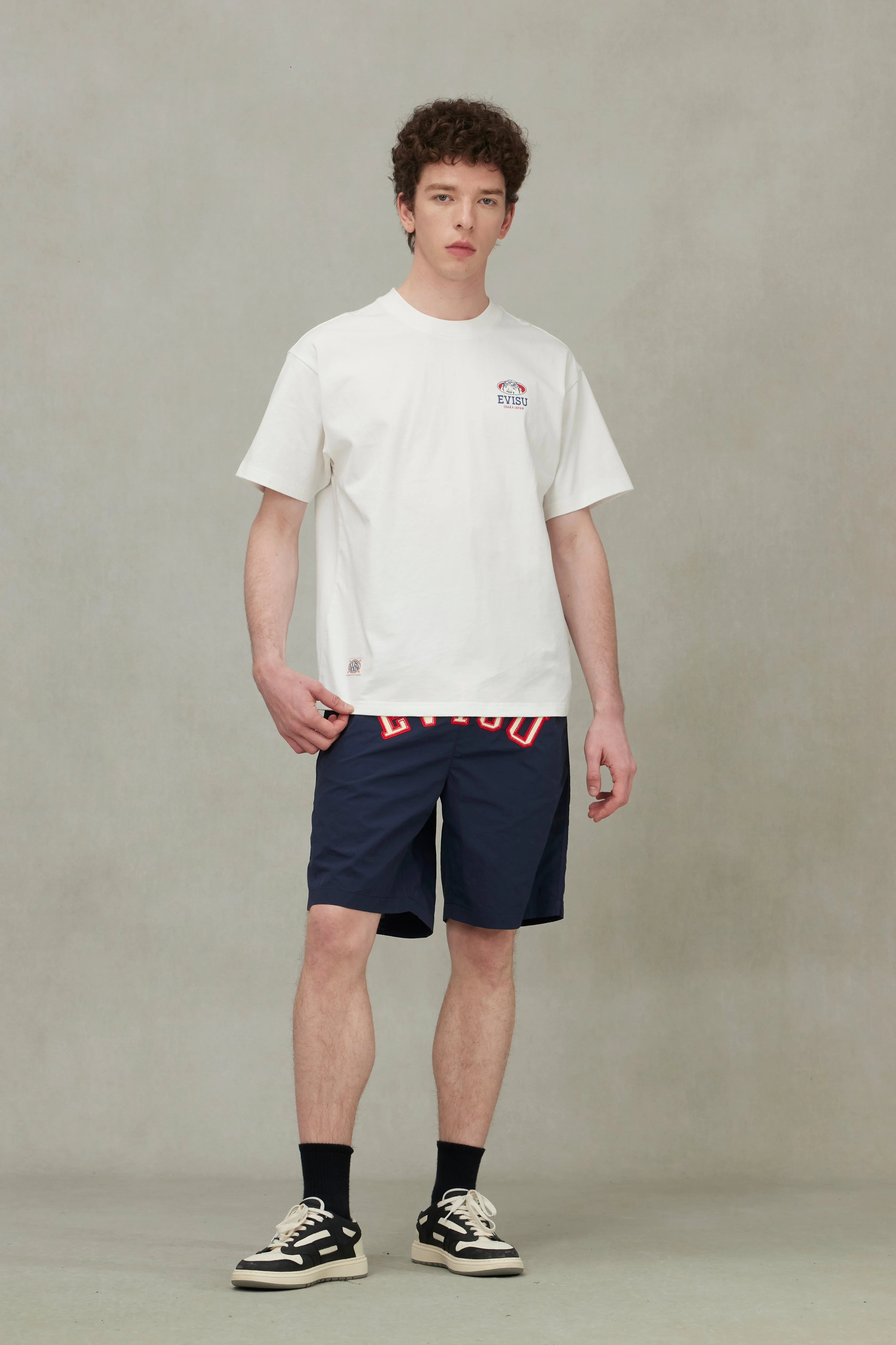 Logo Appliqué Embroidery Relax Fit Sweat Shorts - Image 3
