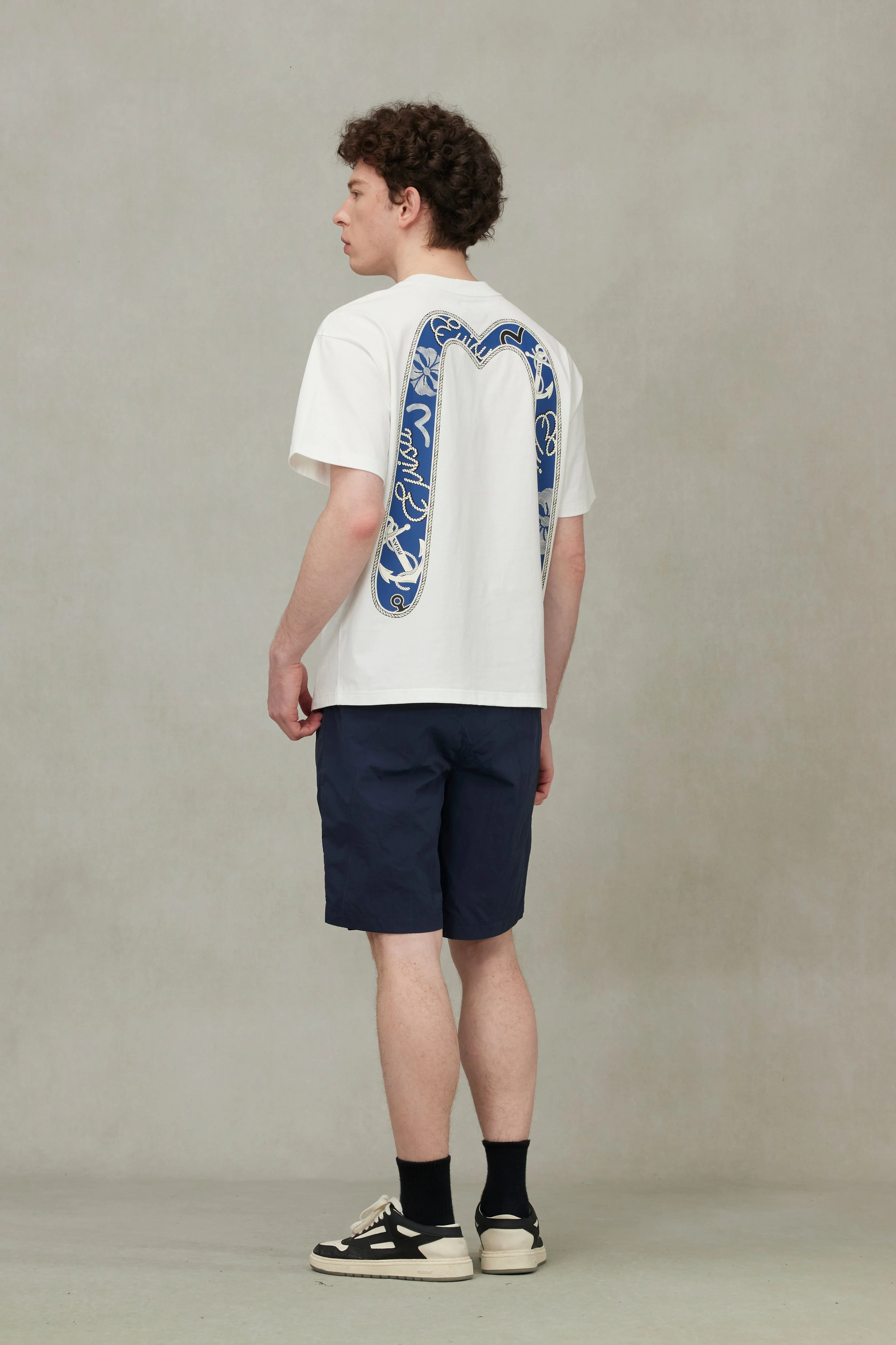 Logo Appliqué Embroidery Relax Fit Sweat Shorts - Image 4
