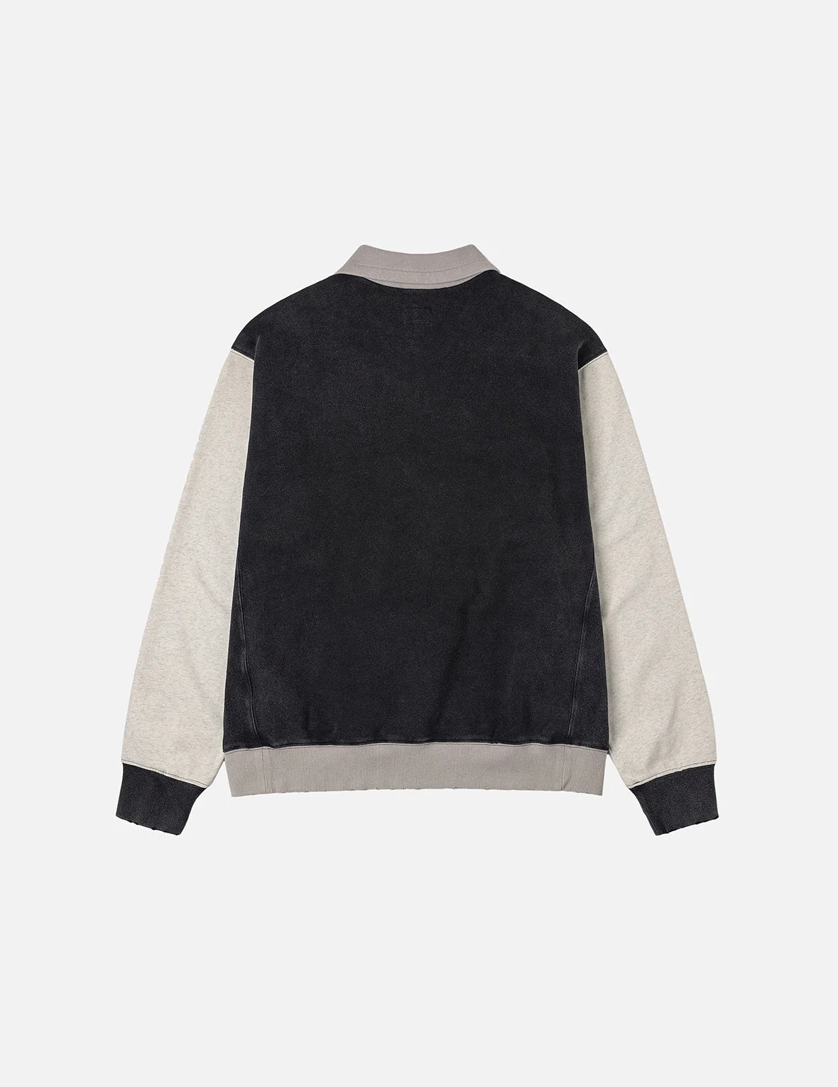 Logo Appliqué Regular Fit Half-Zip Color-Blocking Sweatshirt - Image 4