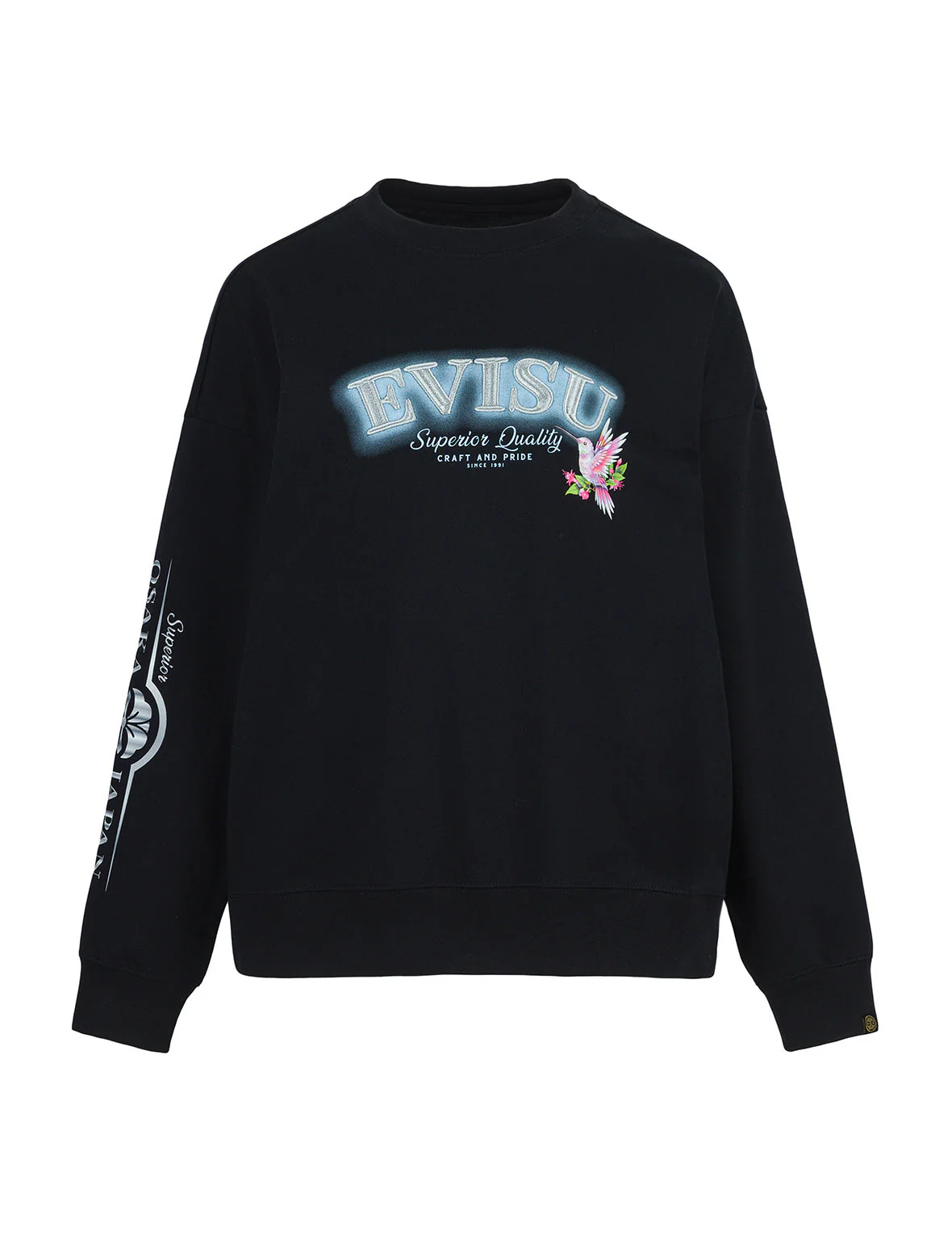 Logo Embroidery and Hummingbird Print Regular Fit T-shirt - Image 11
