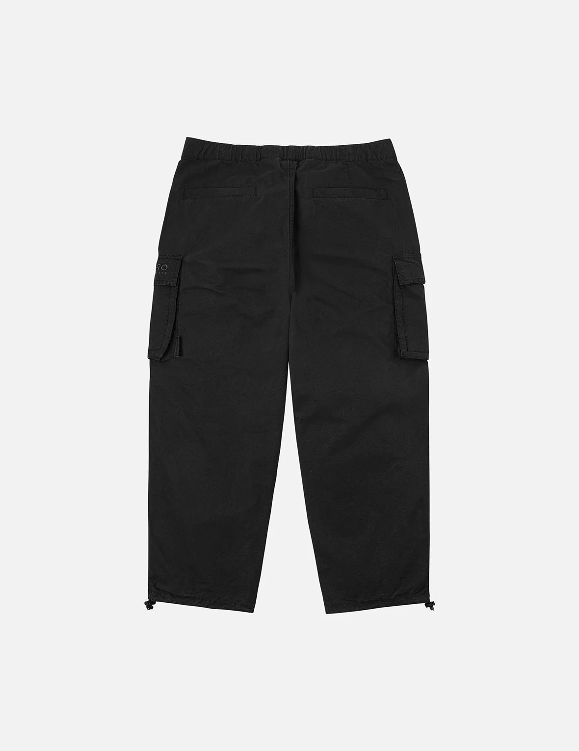 Logo Embroidery and multi-pocketsRelax Fit Cargo Pants - Image 4