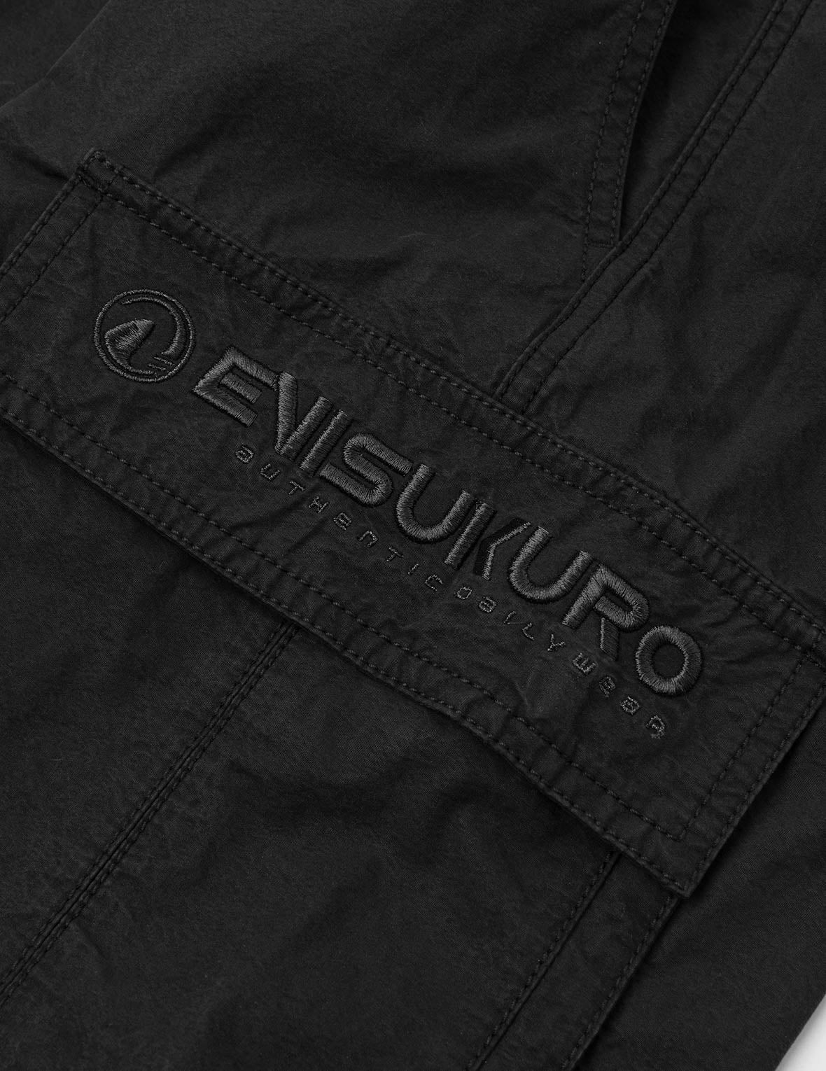 Logo Embroidery and multi-pocketsRelax Fit Cargo Pants - Image 7