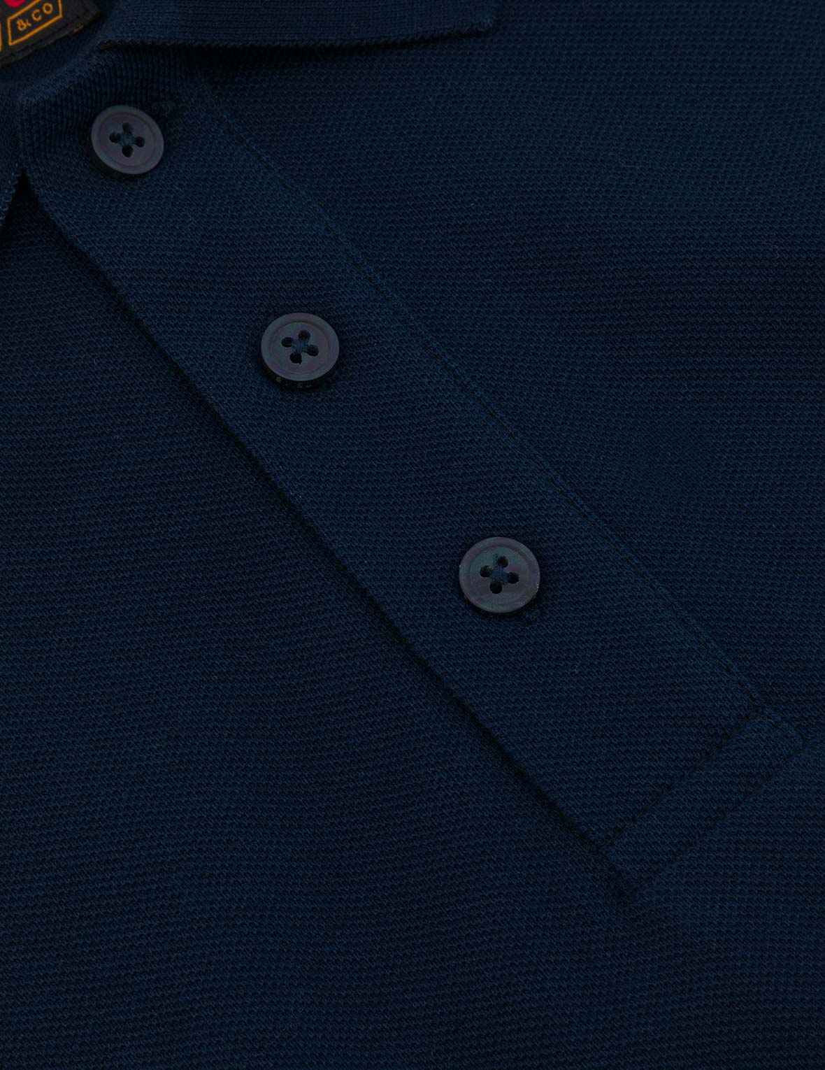 Logo Embroidery and Seagull Motif Collar Relax Fit Polo Shirt - Image 13