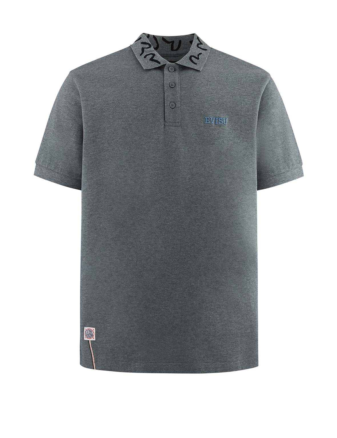 Logo Embroidery and Seagull Motif Collar Relax Fit Polo Shirt - Image 20