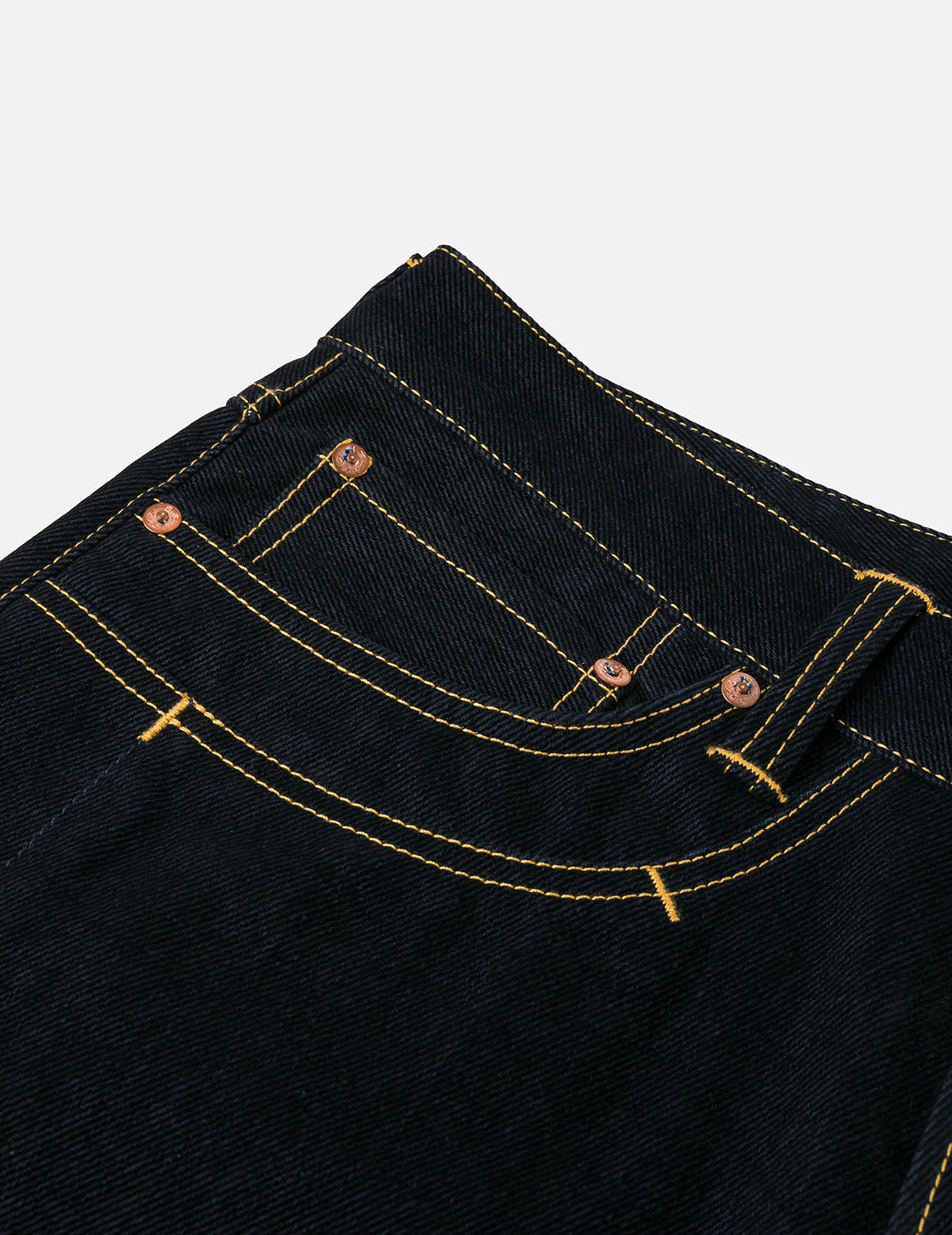 Logo Embroidery and Seagull Print Taper Fit Jeans #2017 - Image 12