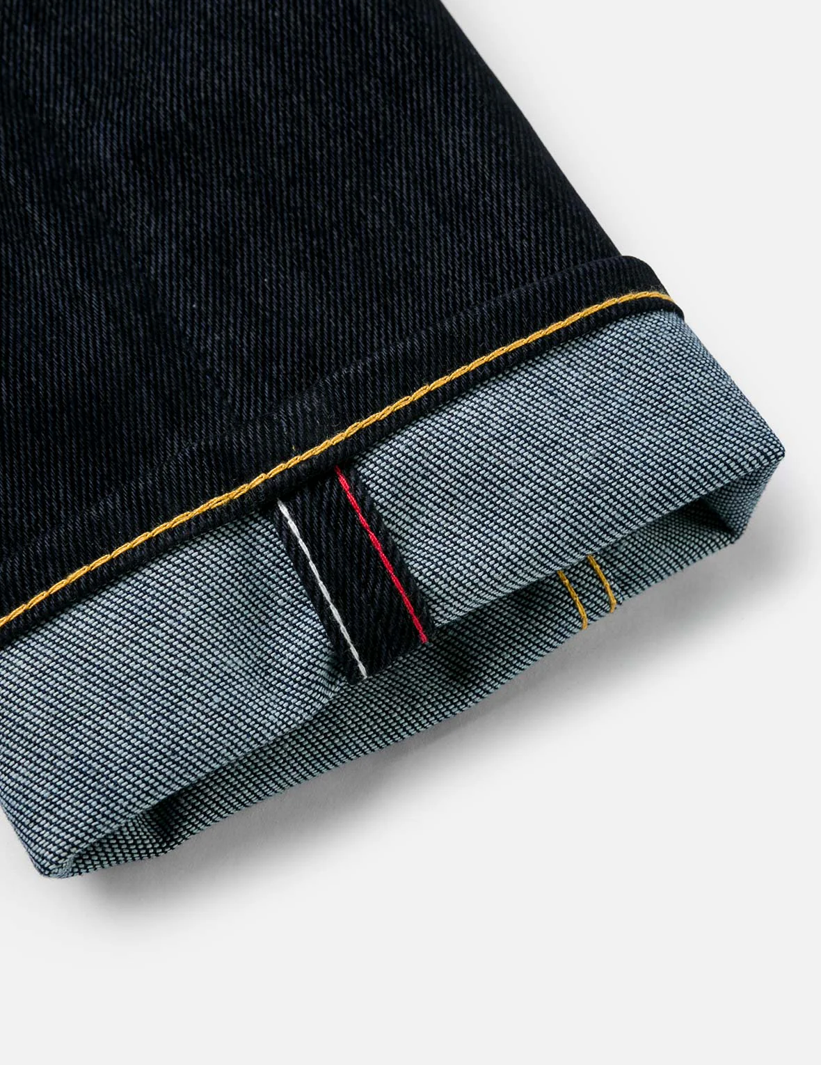 Logo Embroidery and Seagull Print Taper Fit Jeans #2017 - Image 13