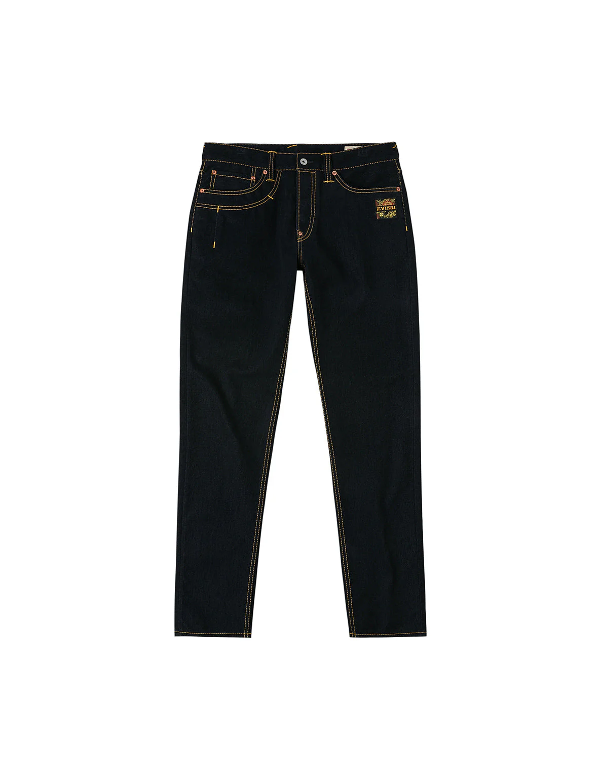 Logo Embroidery and Seagull Print Taper Fit Jeans #2017 - Image 2
