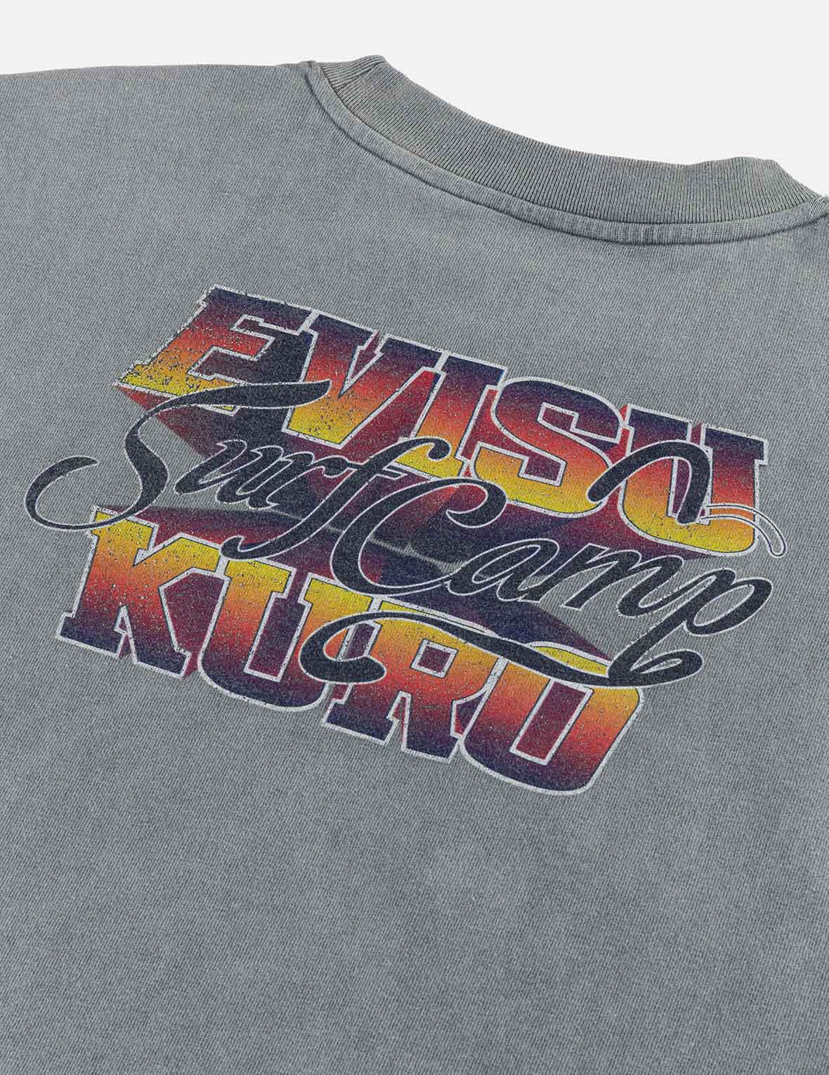 Logo Embroidery and Surf Camp Print Regular Fit T-shirt - Image 10