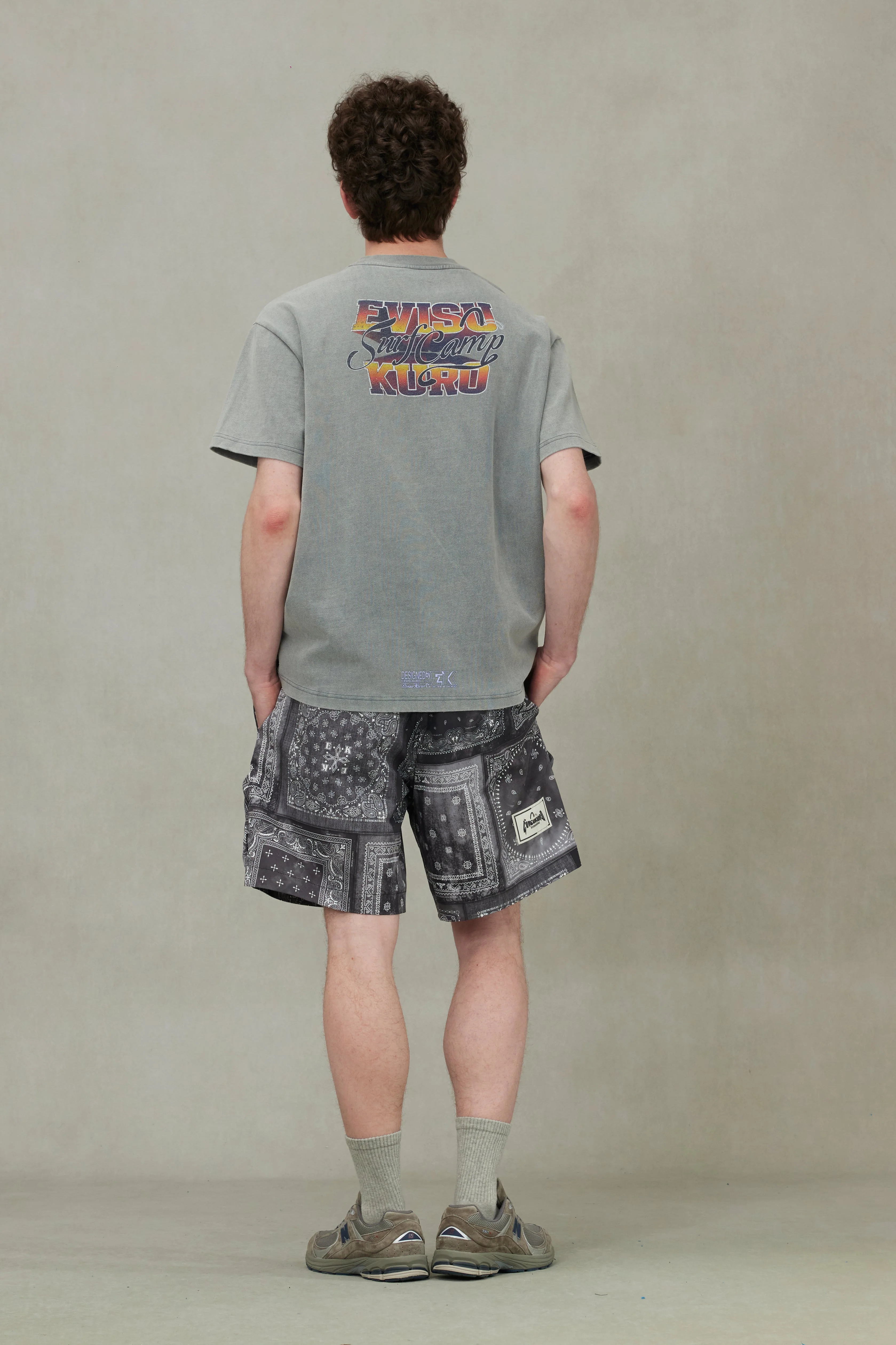 Logo Embroidery and Surf Camp Print Regular Fit T-shirt - Image 8
