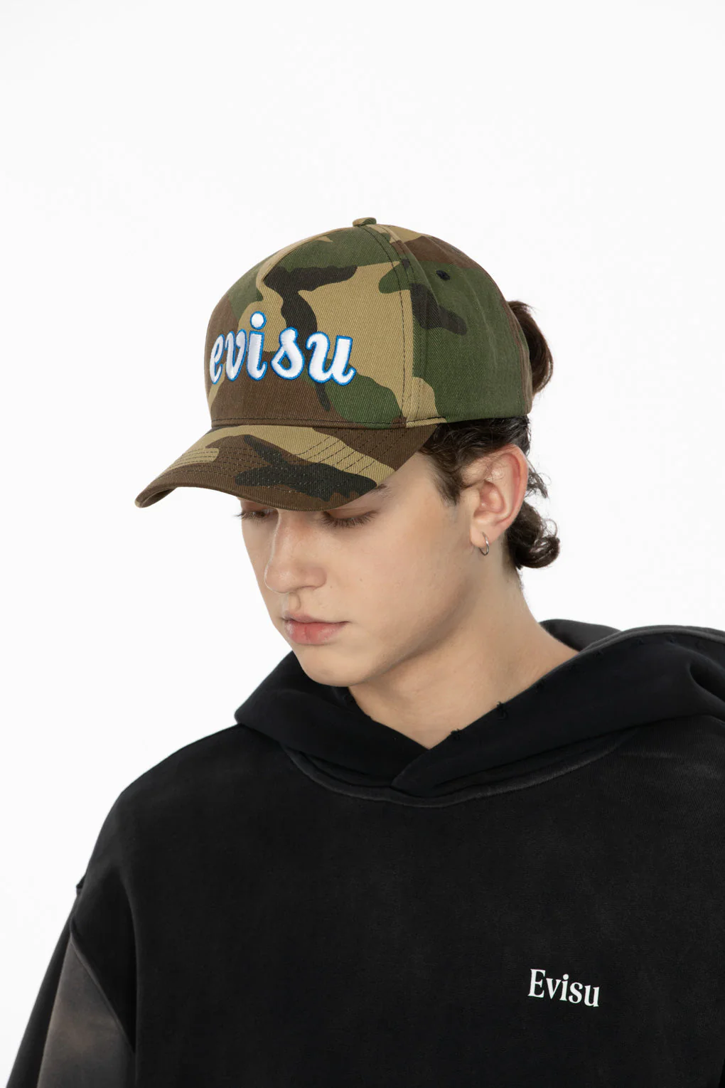 Logo Embroidery Camo Hat - Image 3