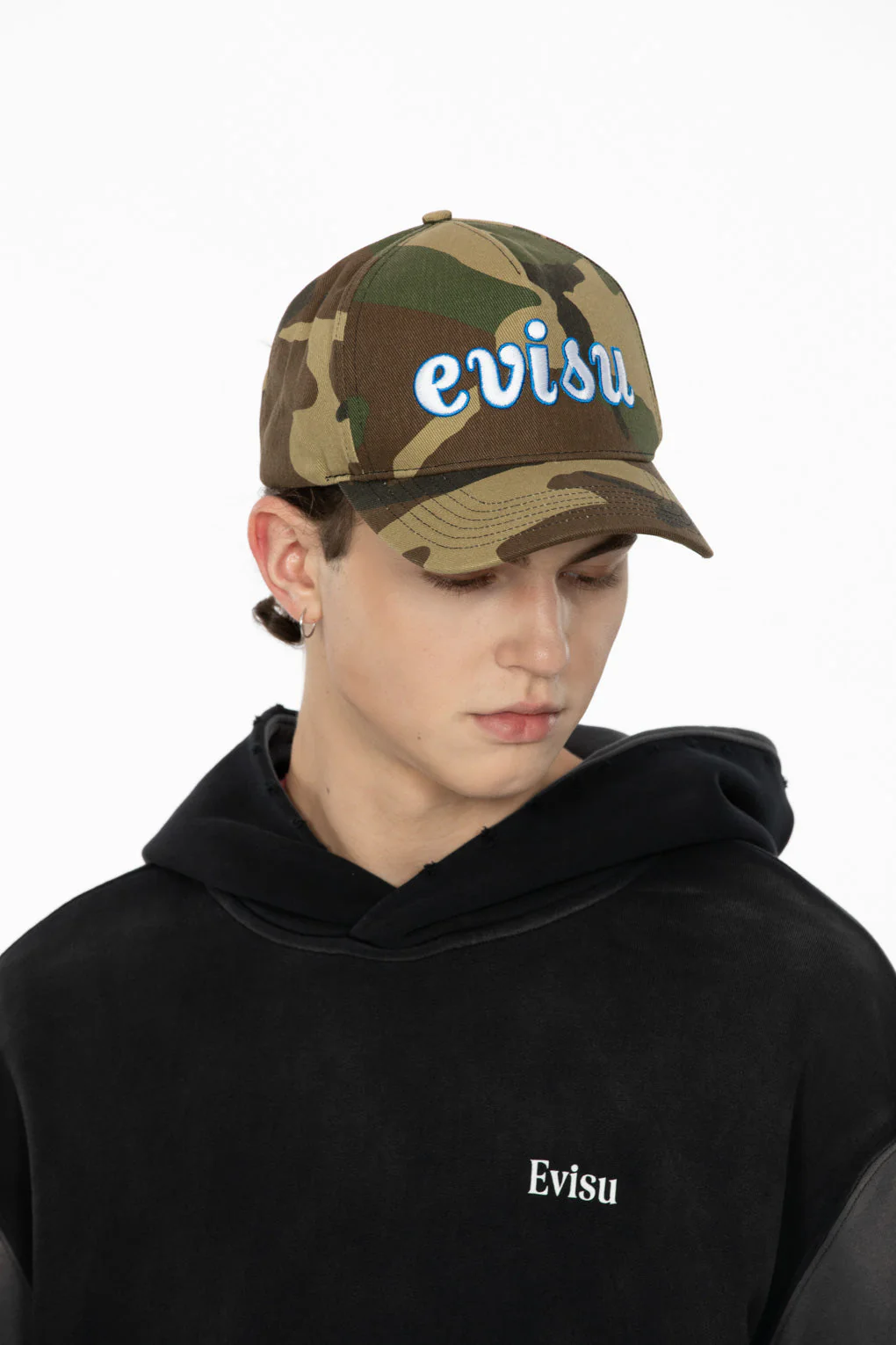 Logo Embroidery Camo Hat - Image 4
