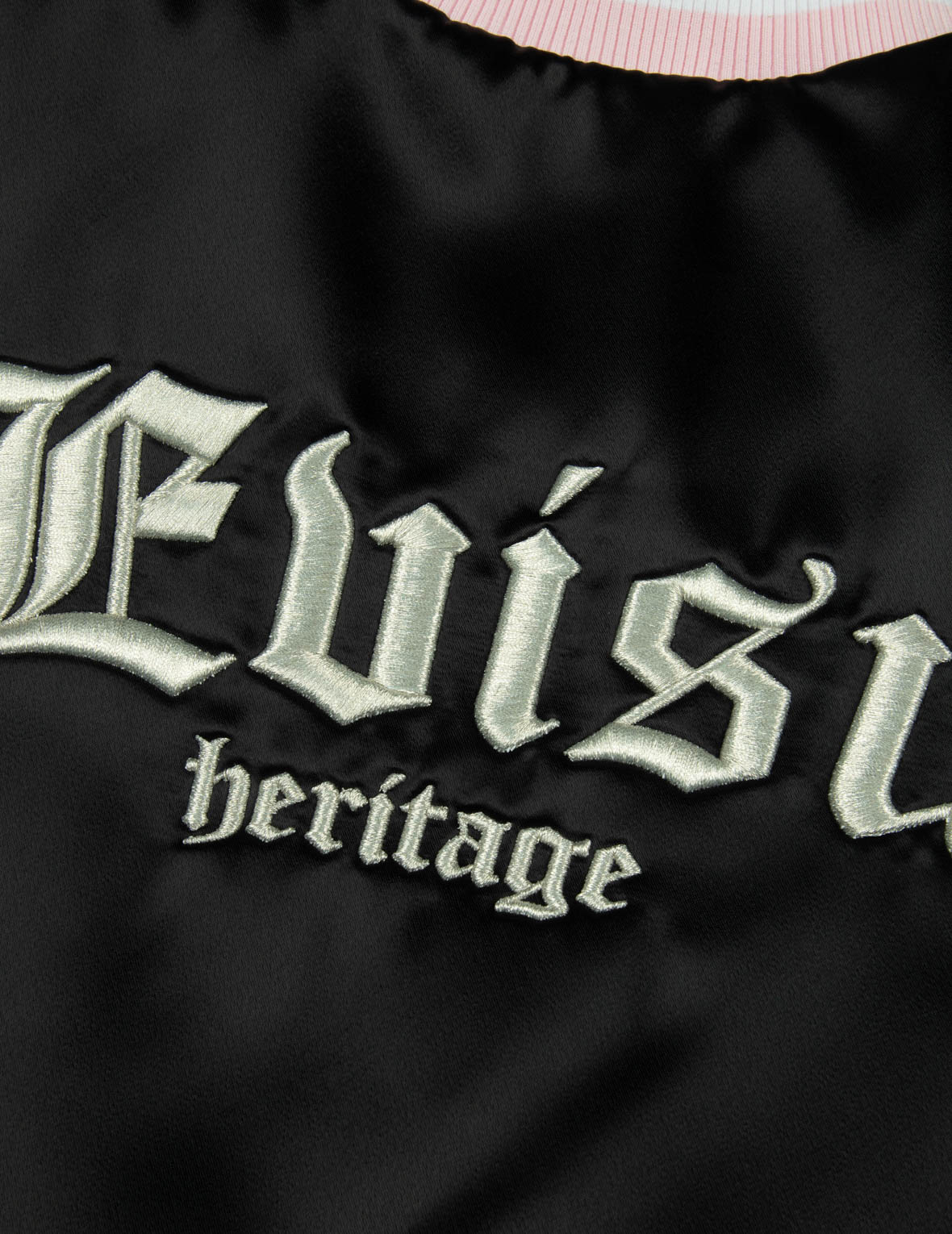 Logo Embroidery Loose Fit Souvenir Jacket - Image 10