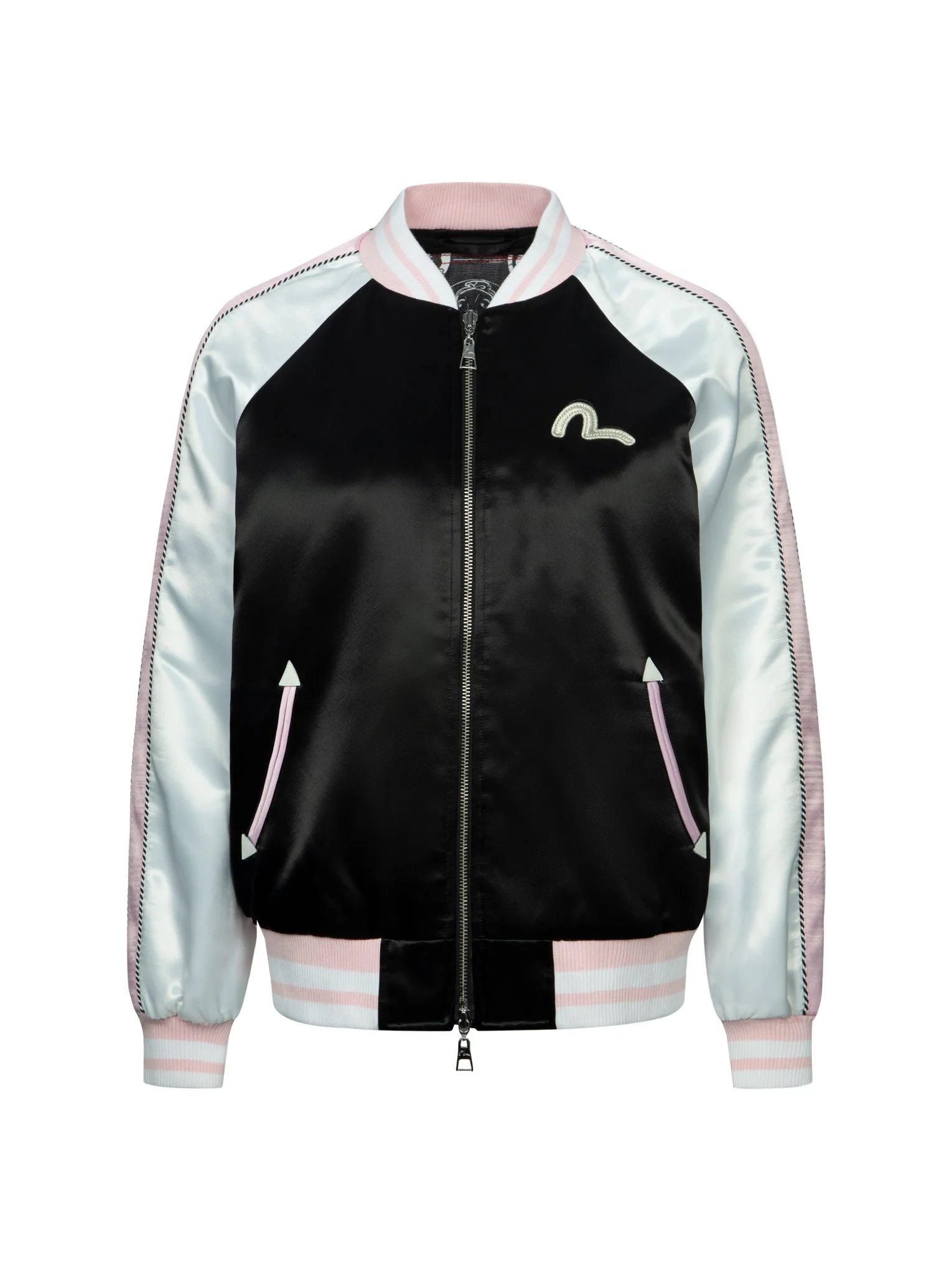 Logo Embroidery Loose Fit Souvenir Jacket - Image 13