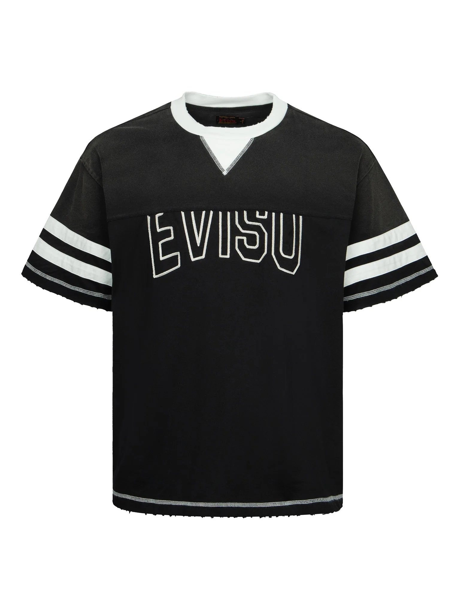 Logo Embroidery Paneling Boxy T-shirt - Image 27