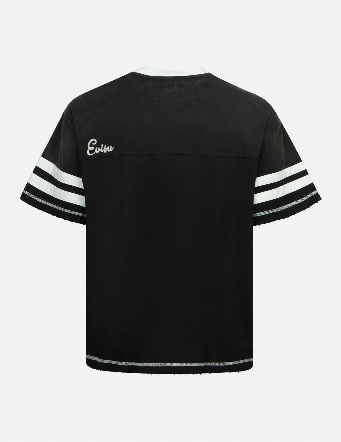 Logo Embroidery Paneling Boxy T-shirt - Image 3