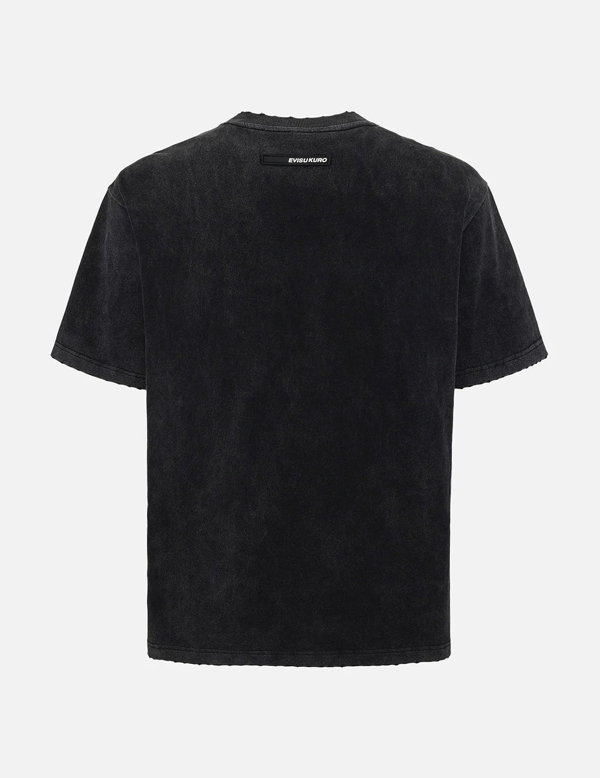 Logo Embroidery Regular Fit Acid-Wash T-Shirt - Image 2