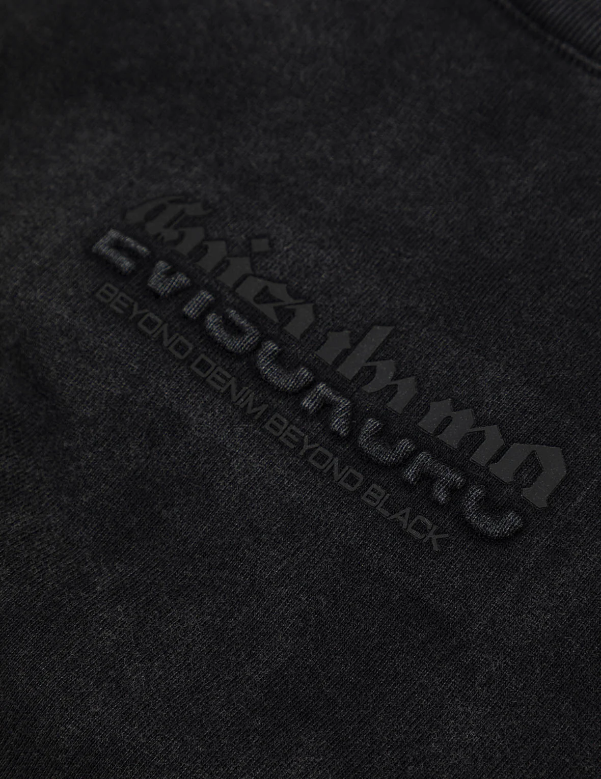 Logo Embroidery Regular Fit Acid-Wash T-Shirt - Image 7