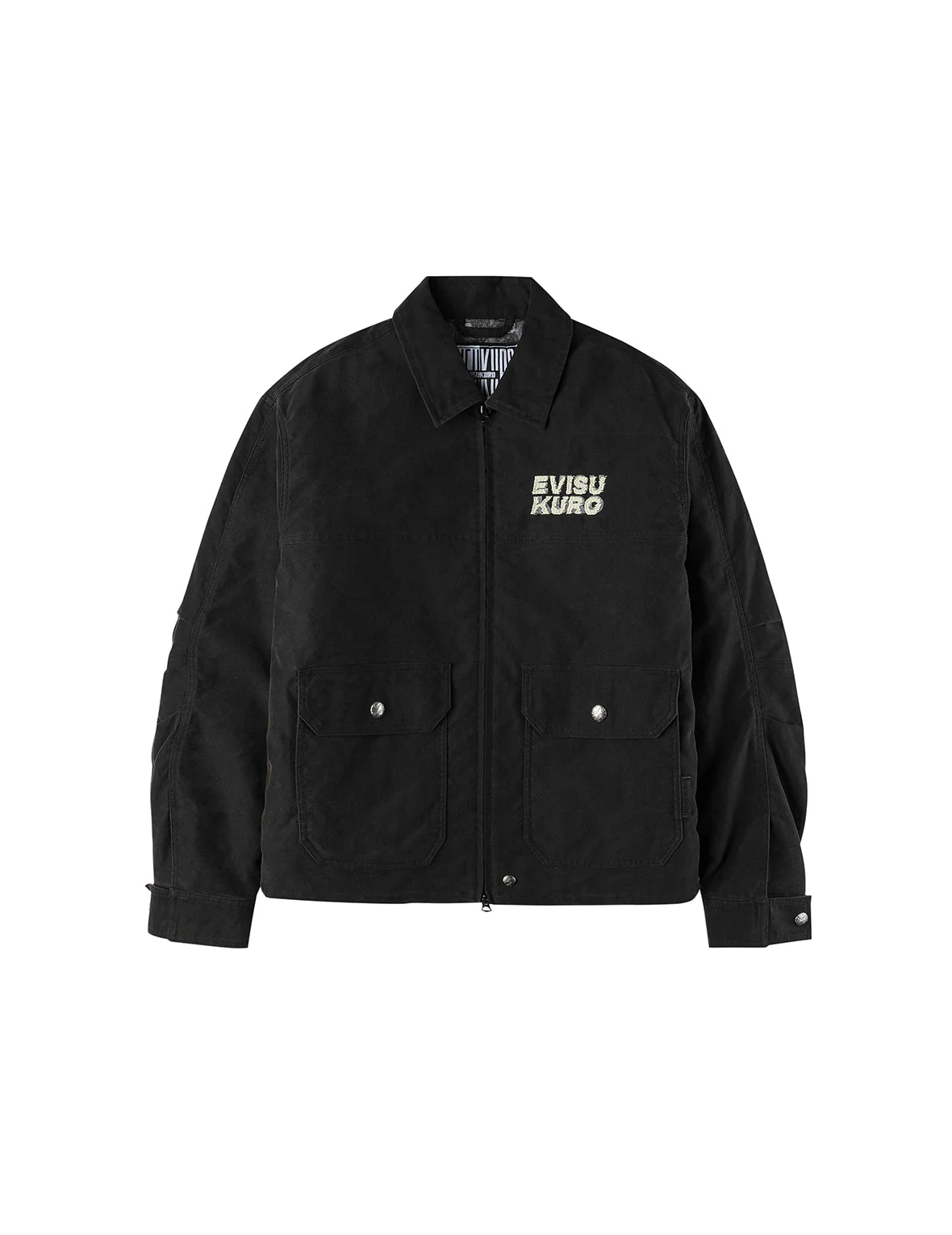 Logo Embroidery Relax Fit Padded Work Jacket - Image 15
