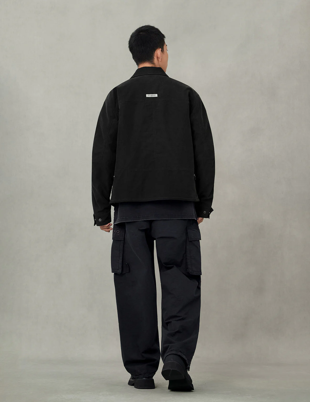 Logo Embroidery Relax Fit Padded Work Jacket - Image 6