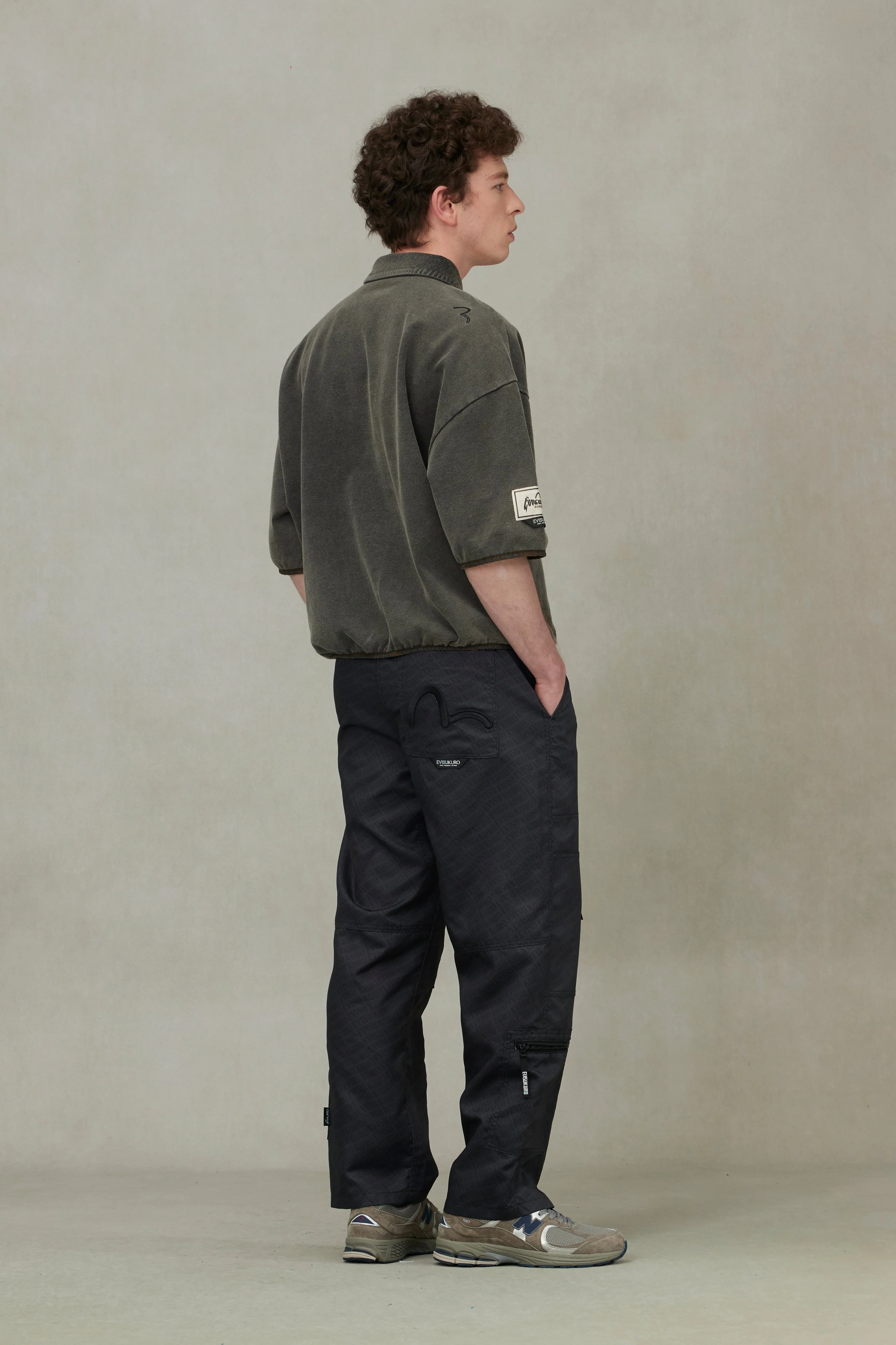 Logo Embroidery Relax Fit Polo Shirt - Image 4