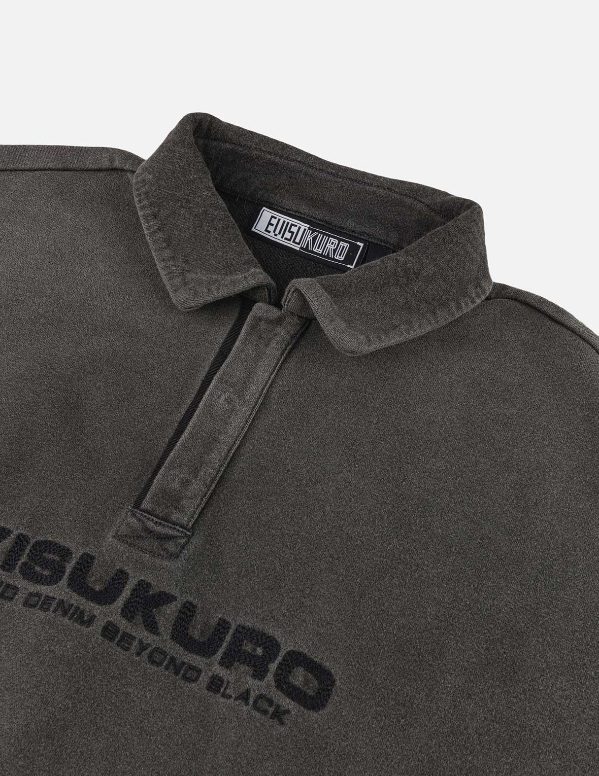 Logo Embroidery Relax Fit Polo Shirt - Image 6