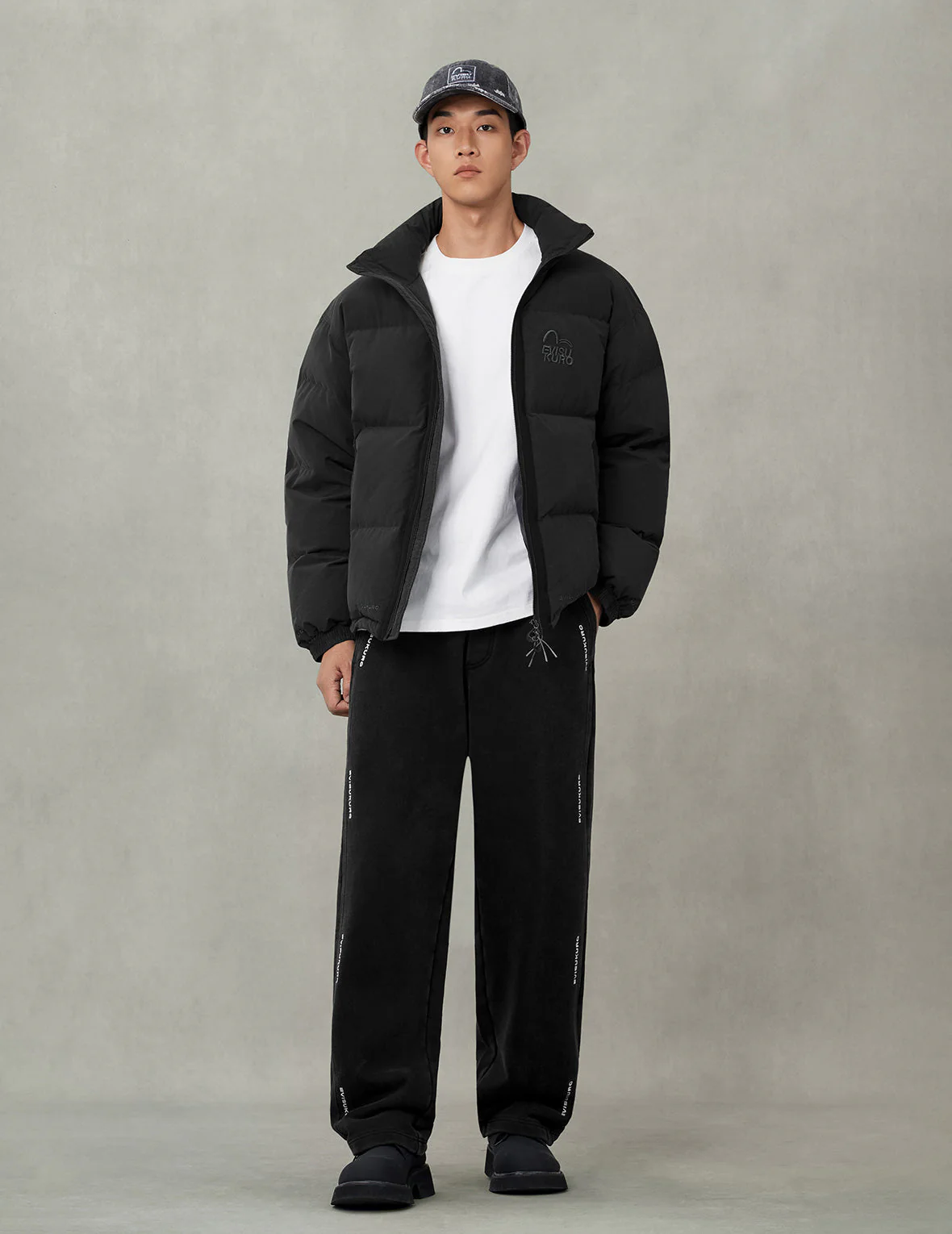 Logo Embroidery Relax Fit Sweatpants - Image 5