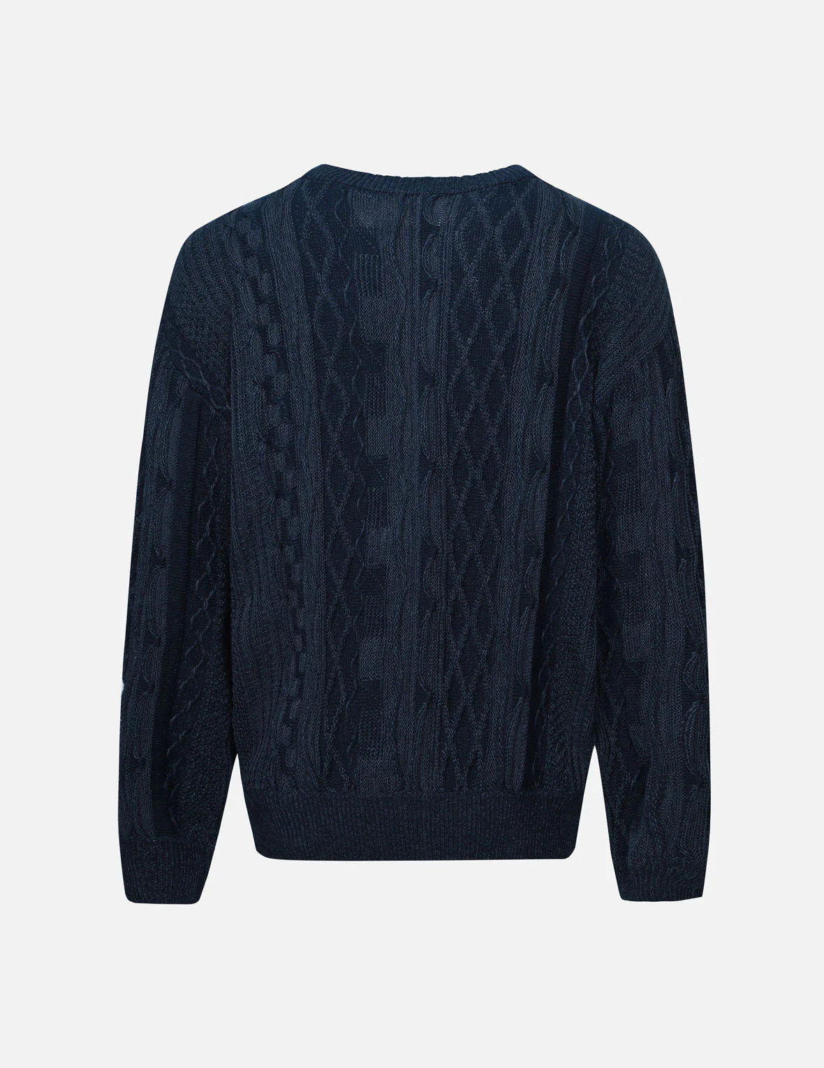 Logo Label Relax Fit Knit Sweater - Image 2