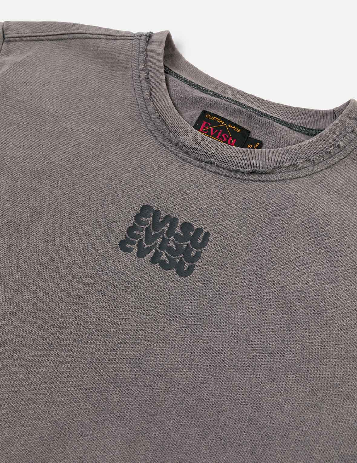 Logo Print and Distressed Detail Fashion Fit T-Shirt - Image 15