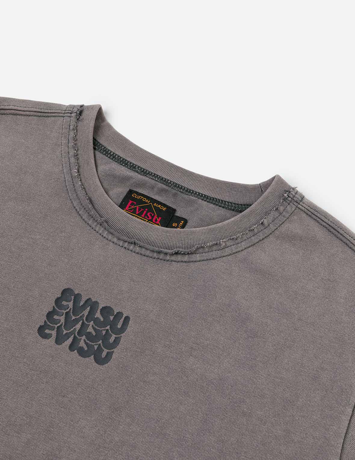 Logo Print and Distressed Detail Fashion Fit T-Shirt - Image 17