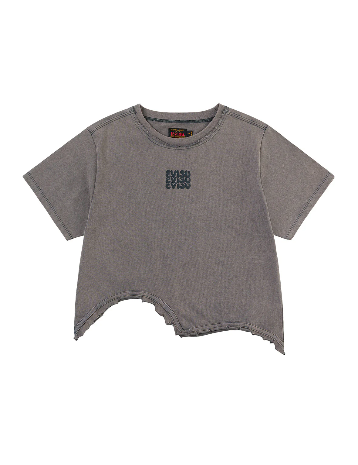 Logo Print and Distressed Detail Fashion Fit T-Shirt - Image 23