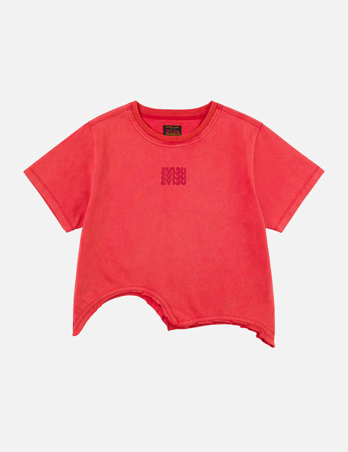 Logo Print and Distressed Detail Fashion Fit T-Shirt - Image 5